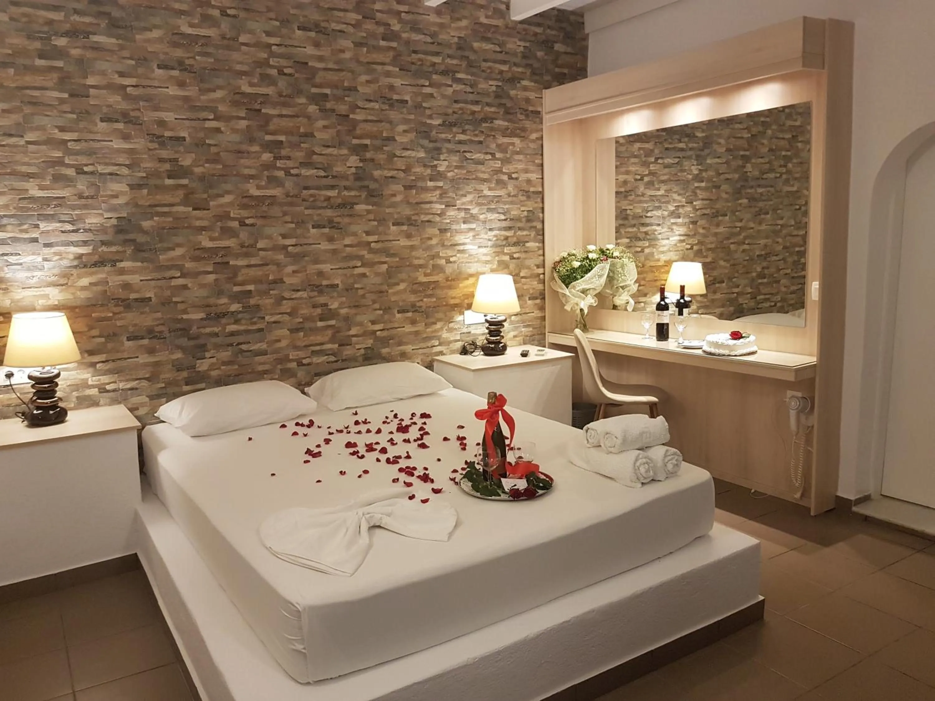 Decorative detail, Bed in Abelonas Village