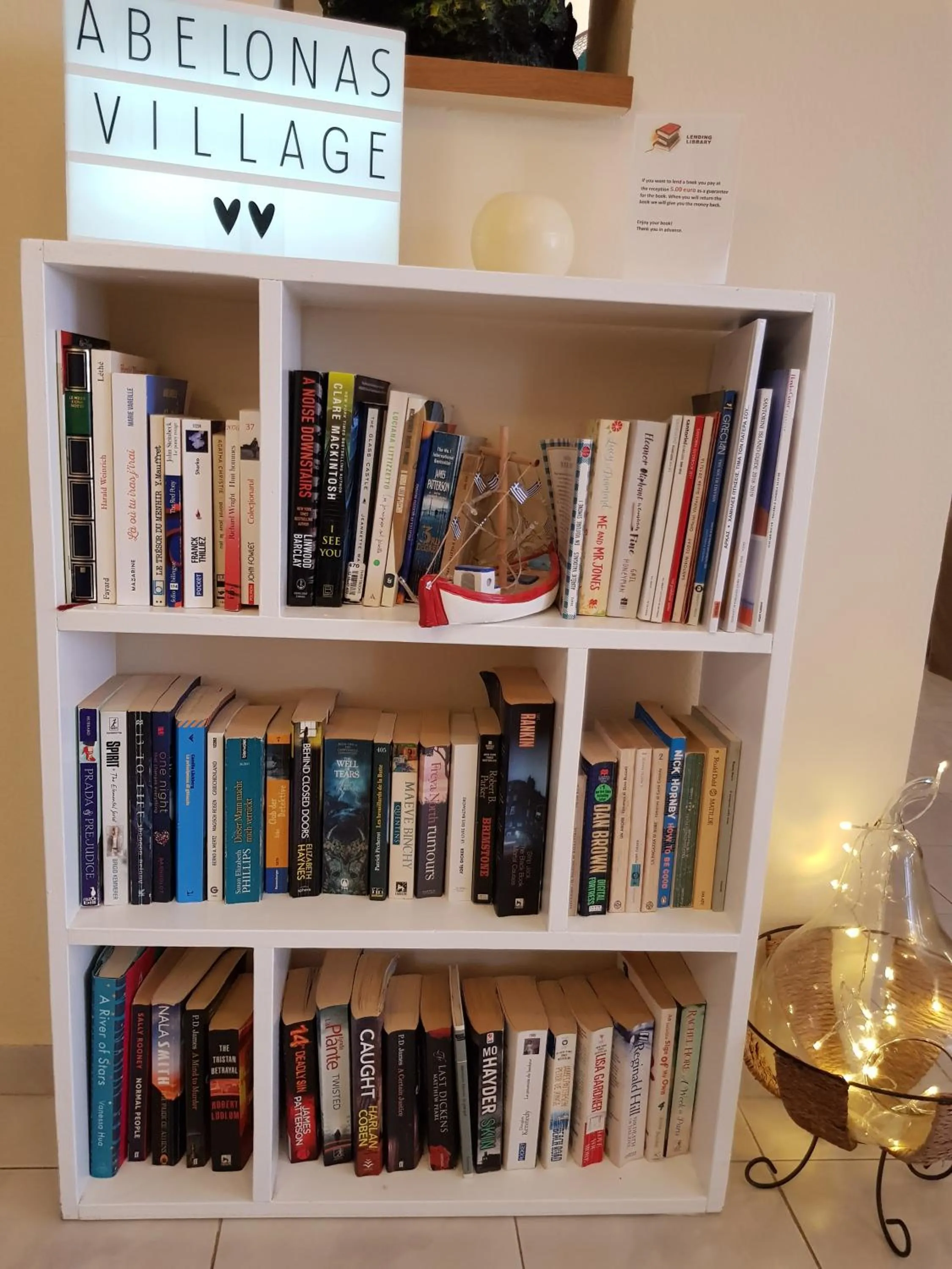 Library in Abelonas Village