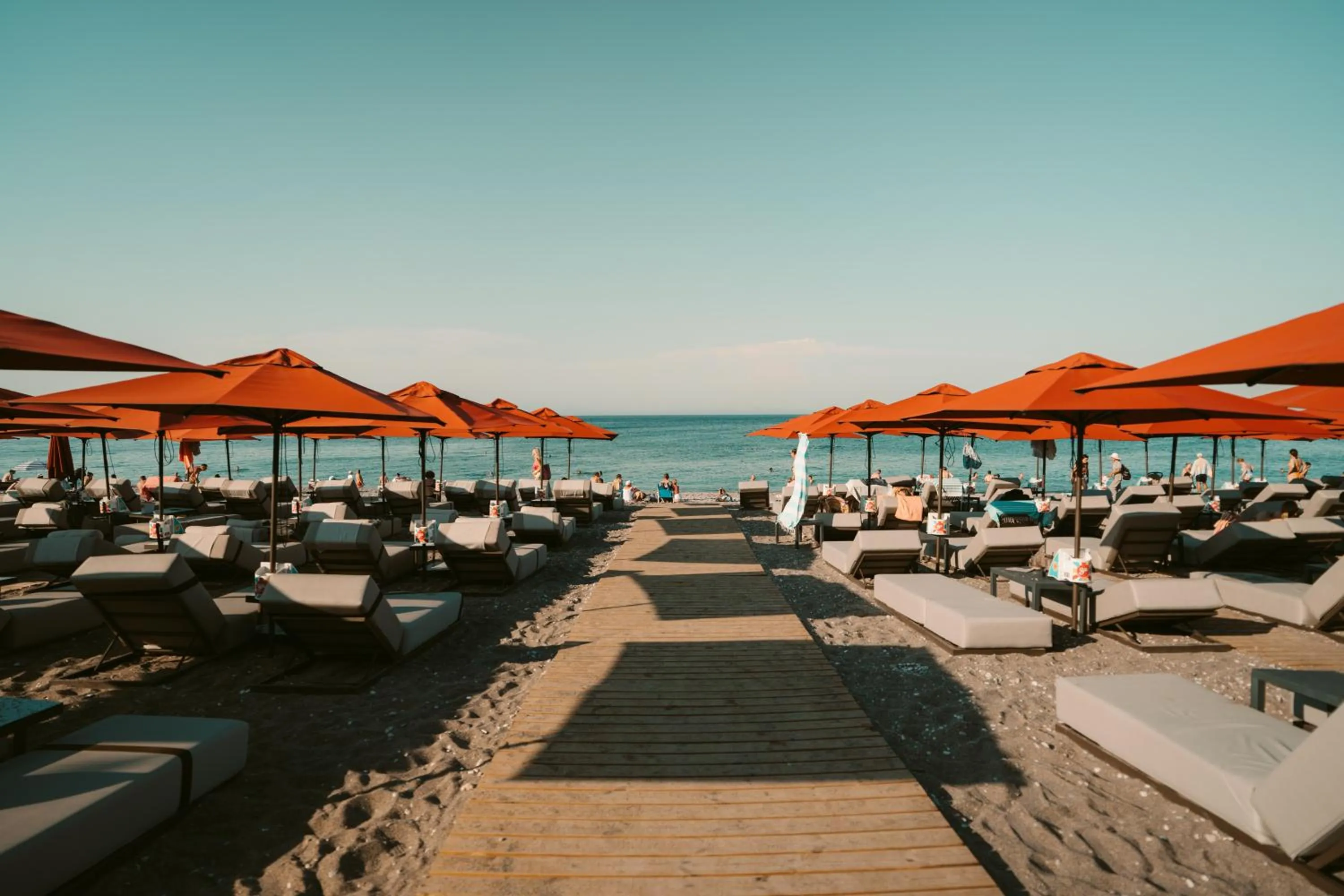 Beach in Grande Albergo Delle Rose