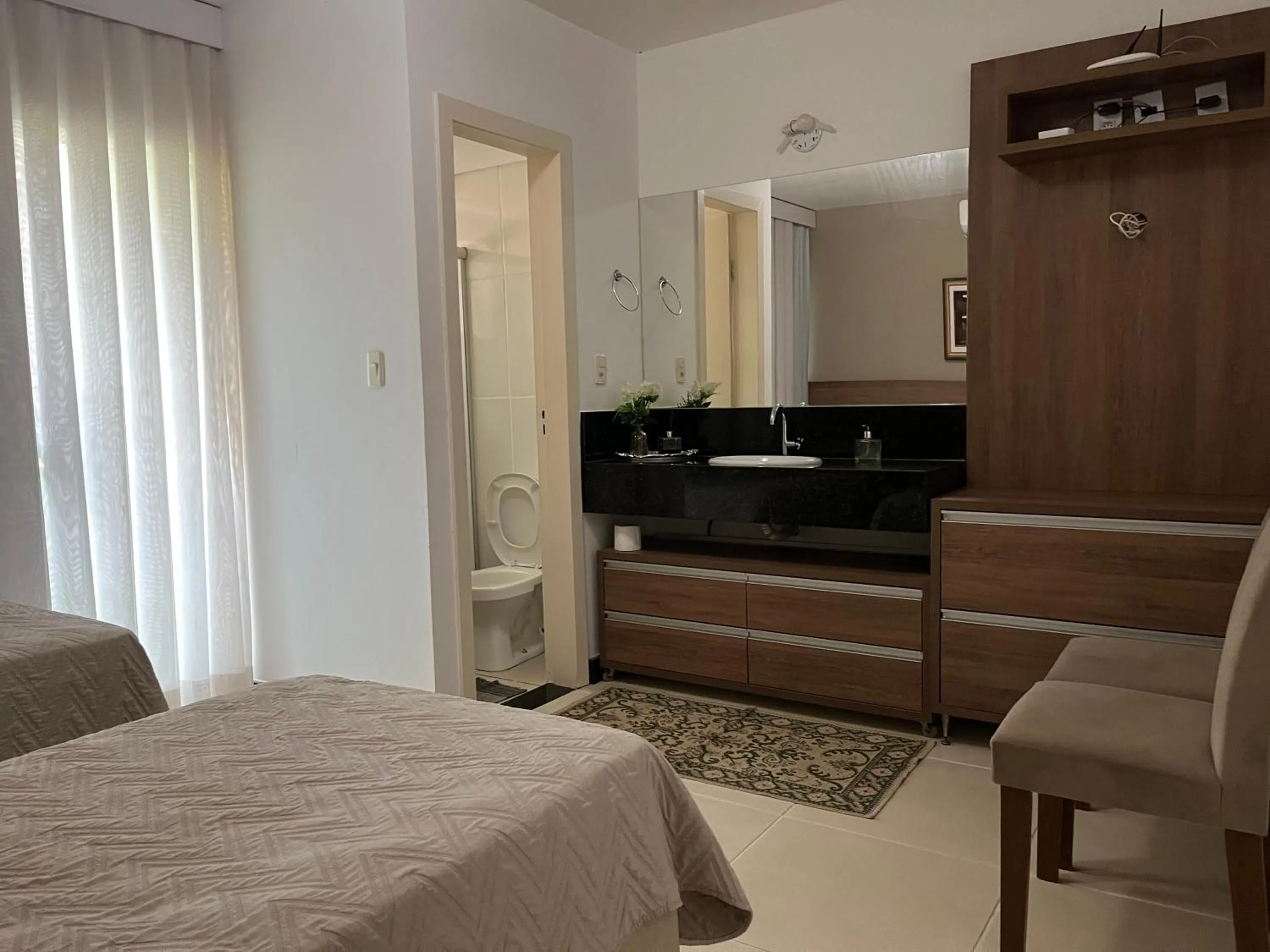 Bed in Refúgio Escarpas do Lago Mirante 1702