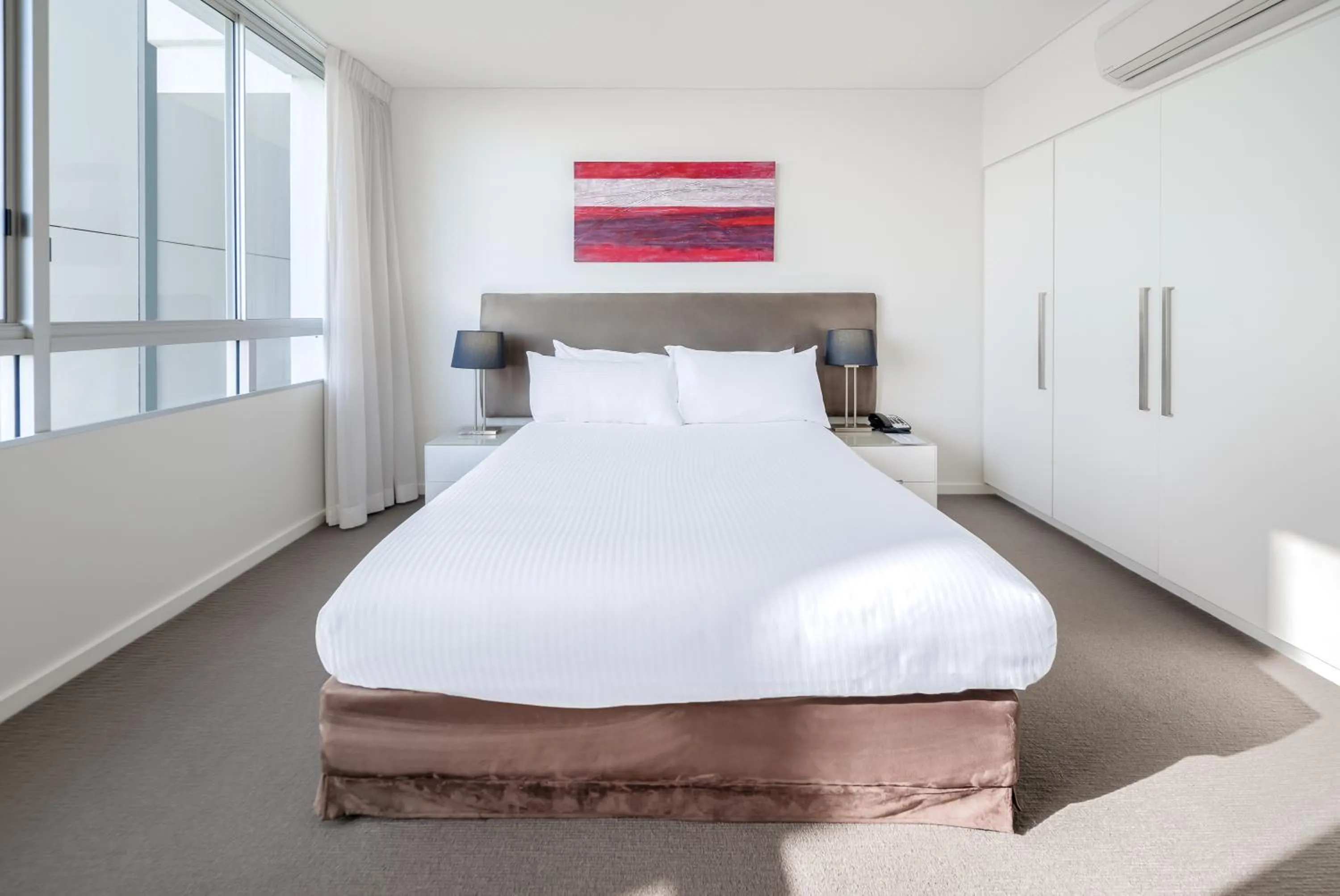 Bed in Oaks Nelson Bay Lure Suites