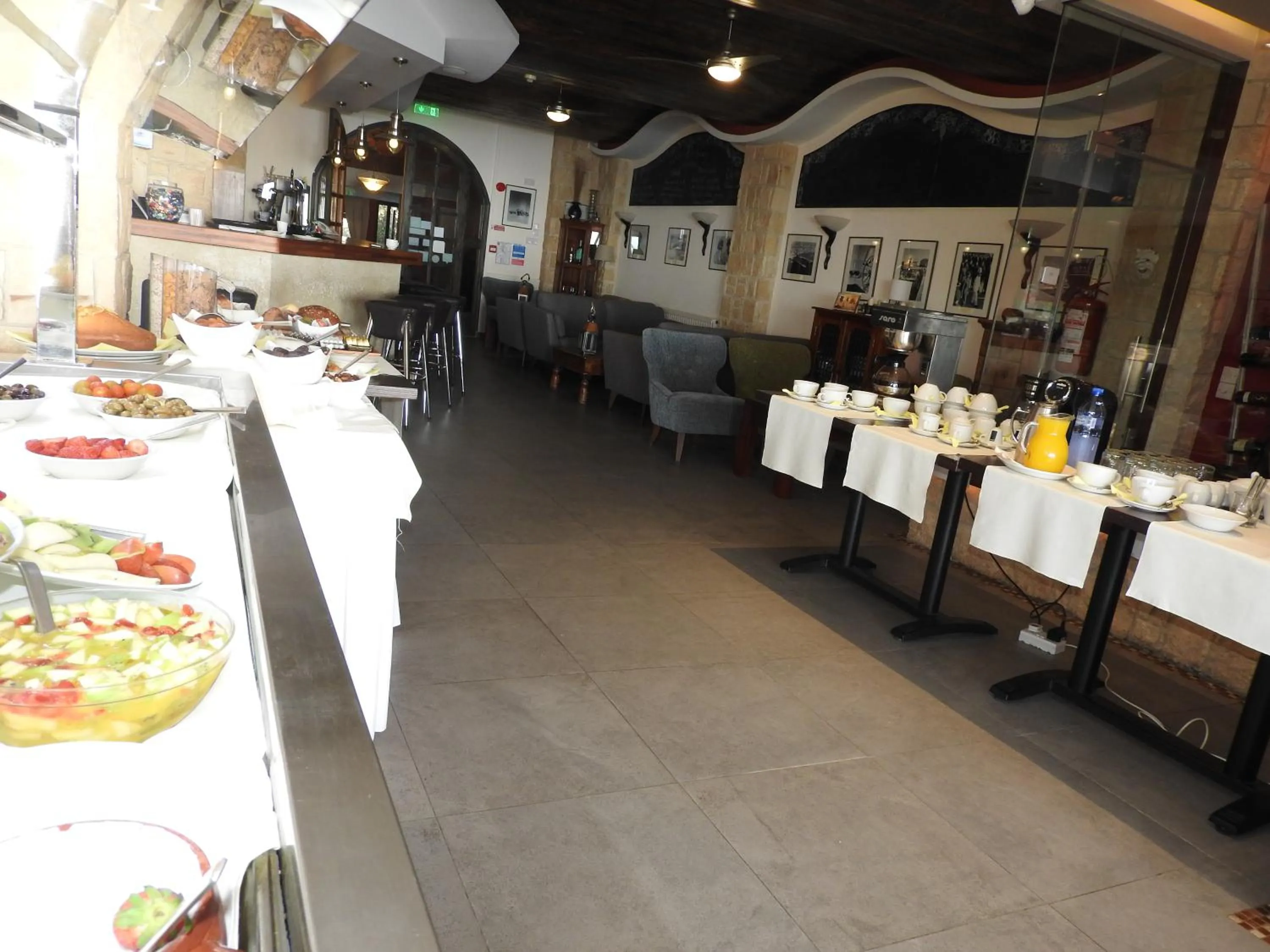 Continental breakfast in Hill View Hotel Apartments