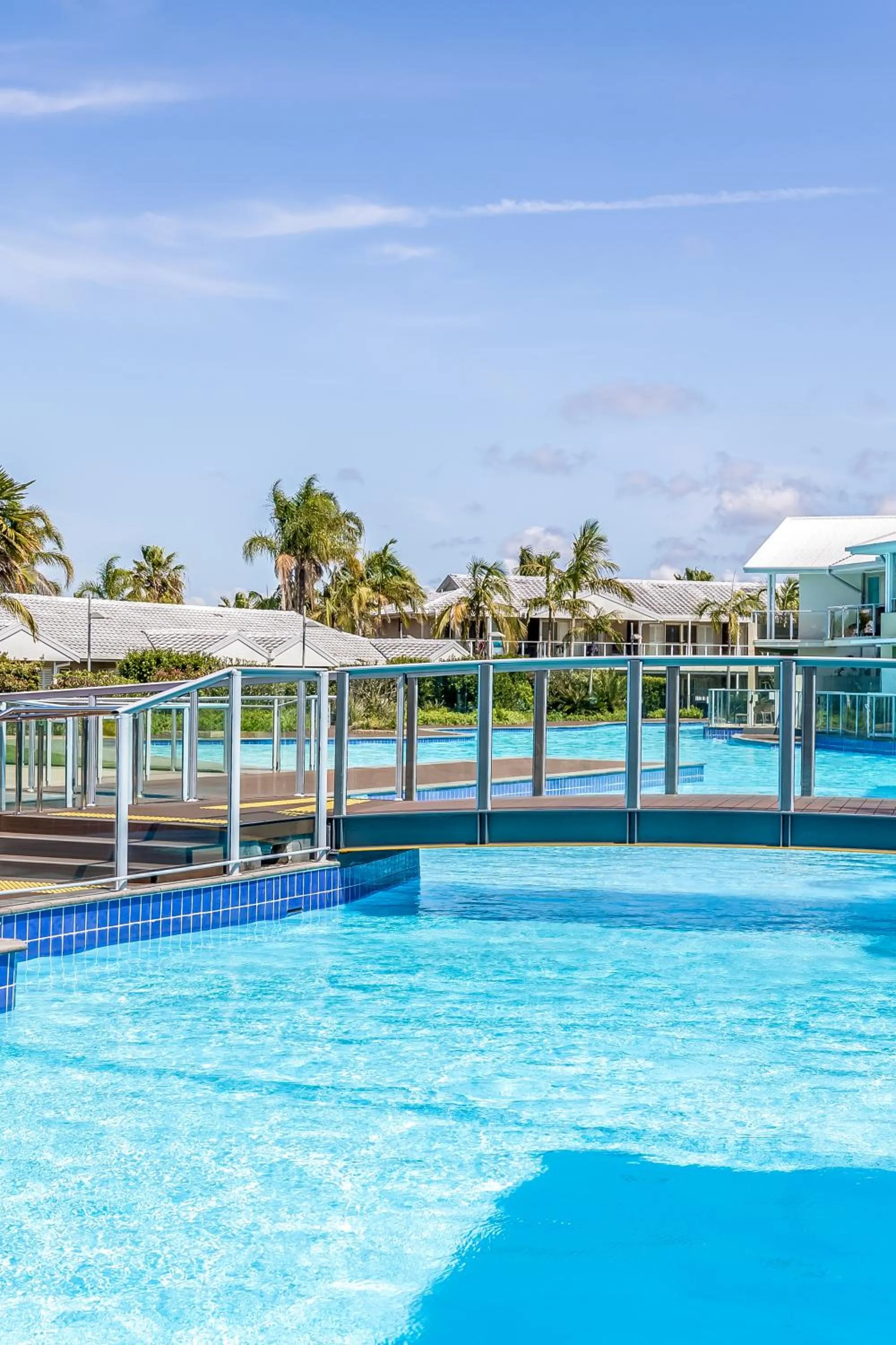 Pool view in Oaks Port Stephens Pacific Blue Resort