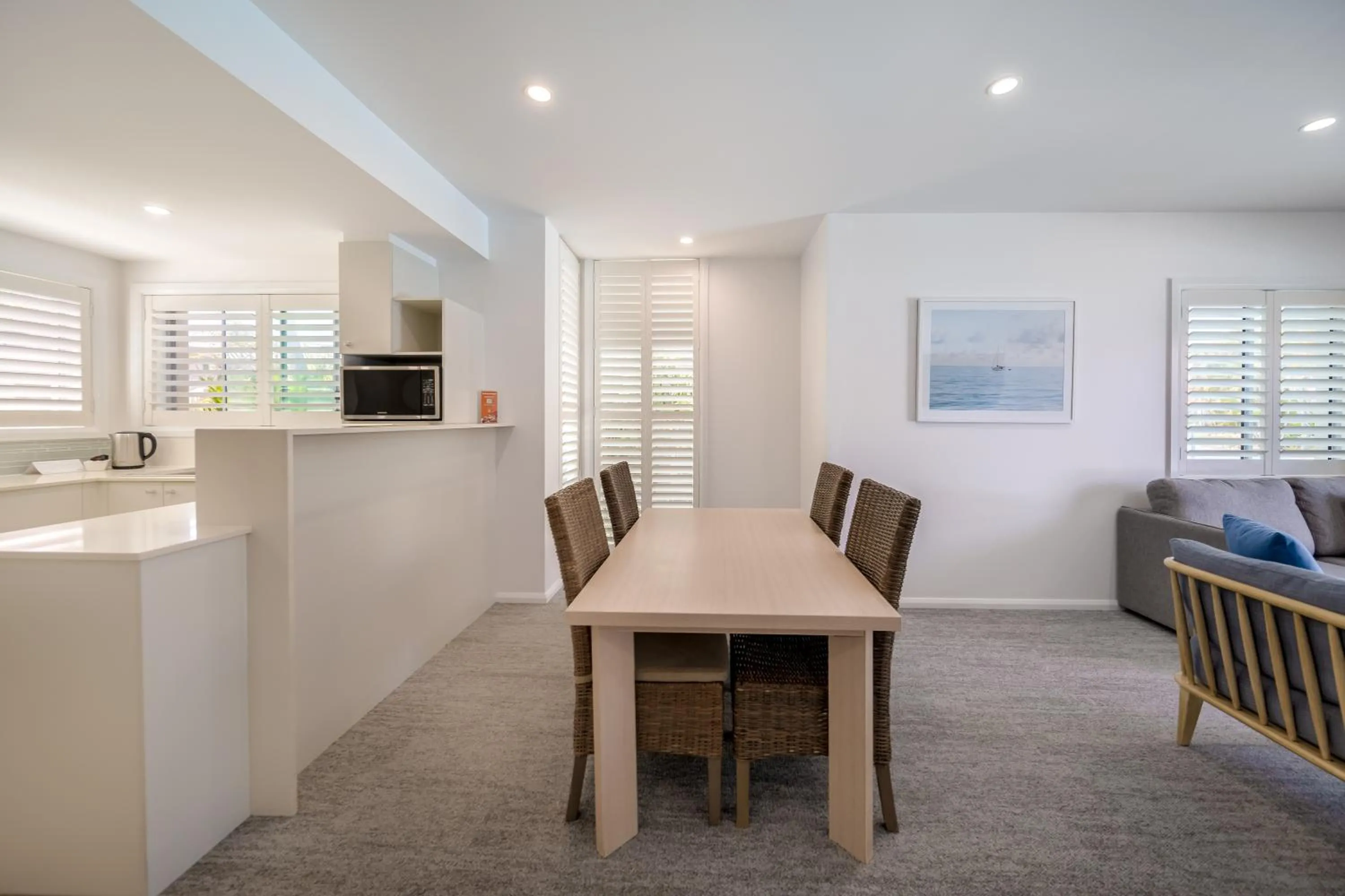 Dining area in Oaks Port Stephens Pacific Blue Resort