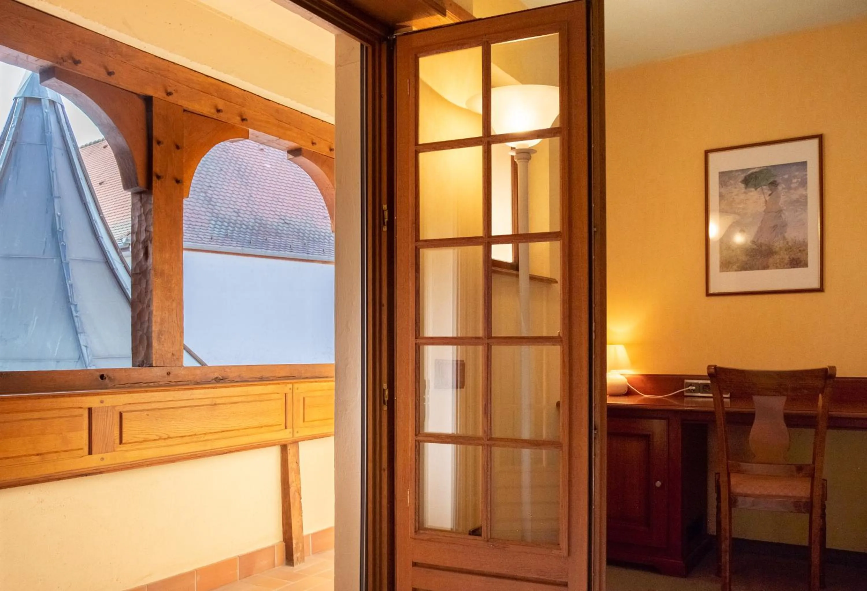 Balcony/Terrace in Hôtel au Heimbach