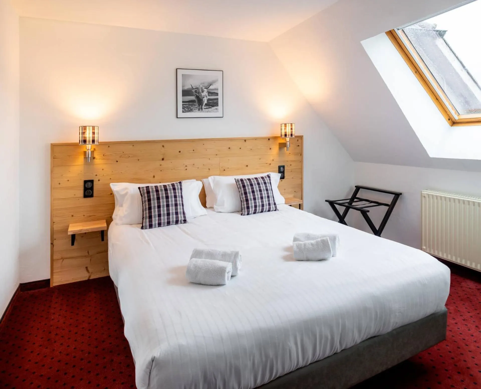 Bed in Hôtel au Heimbach