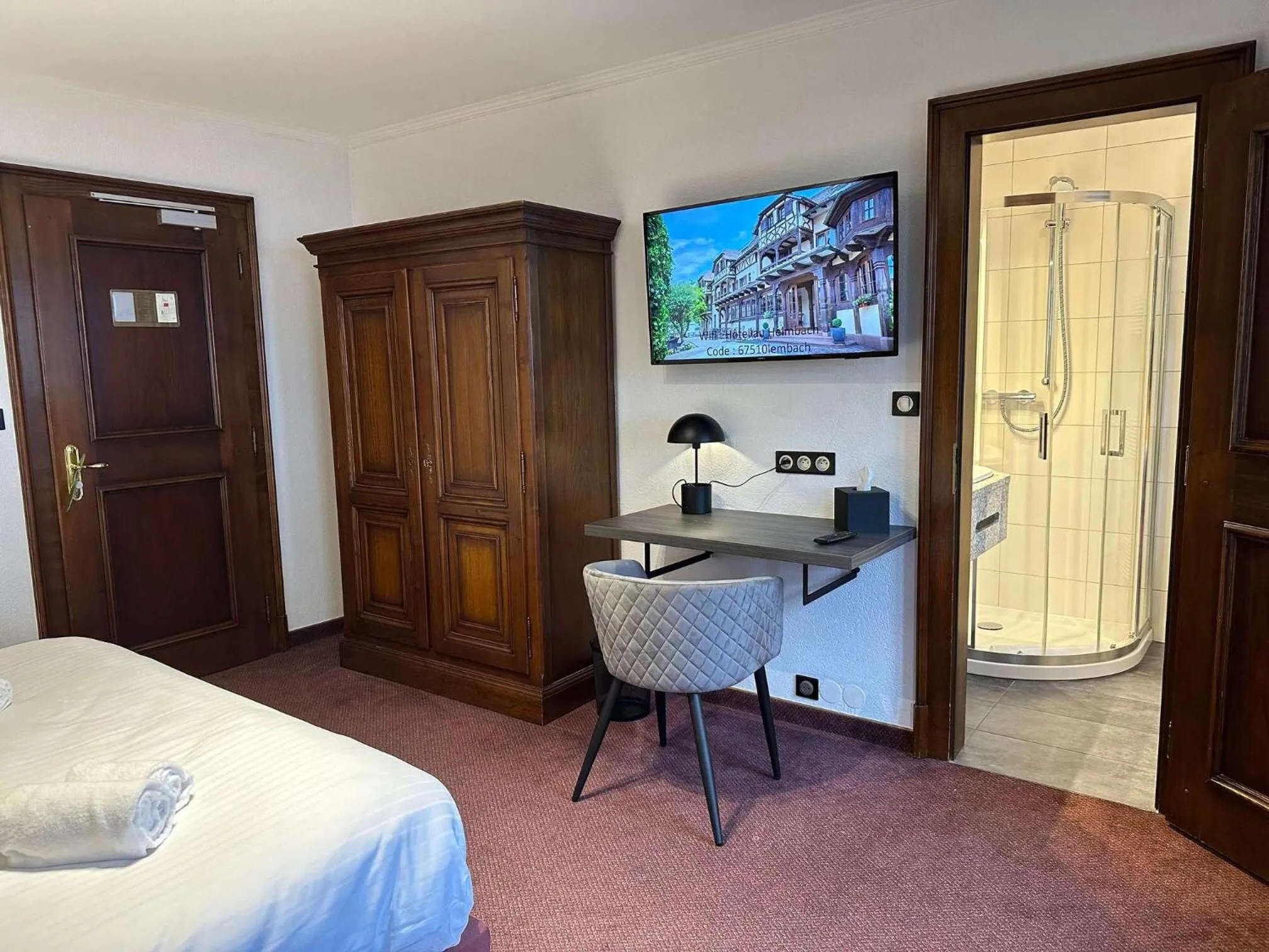 Bed in Hôtel au Heimbach