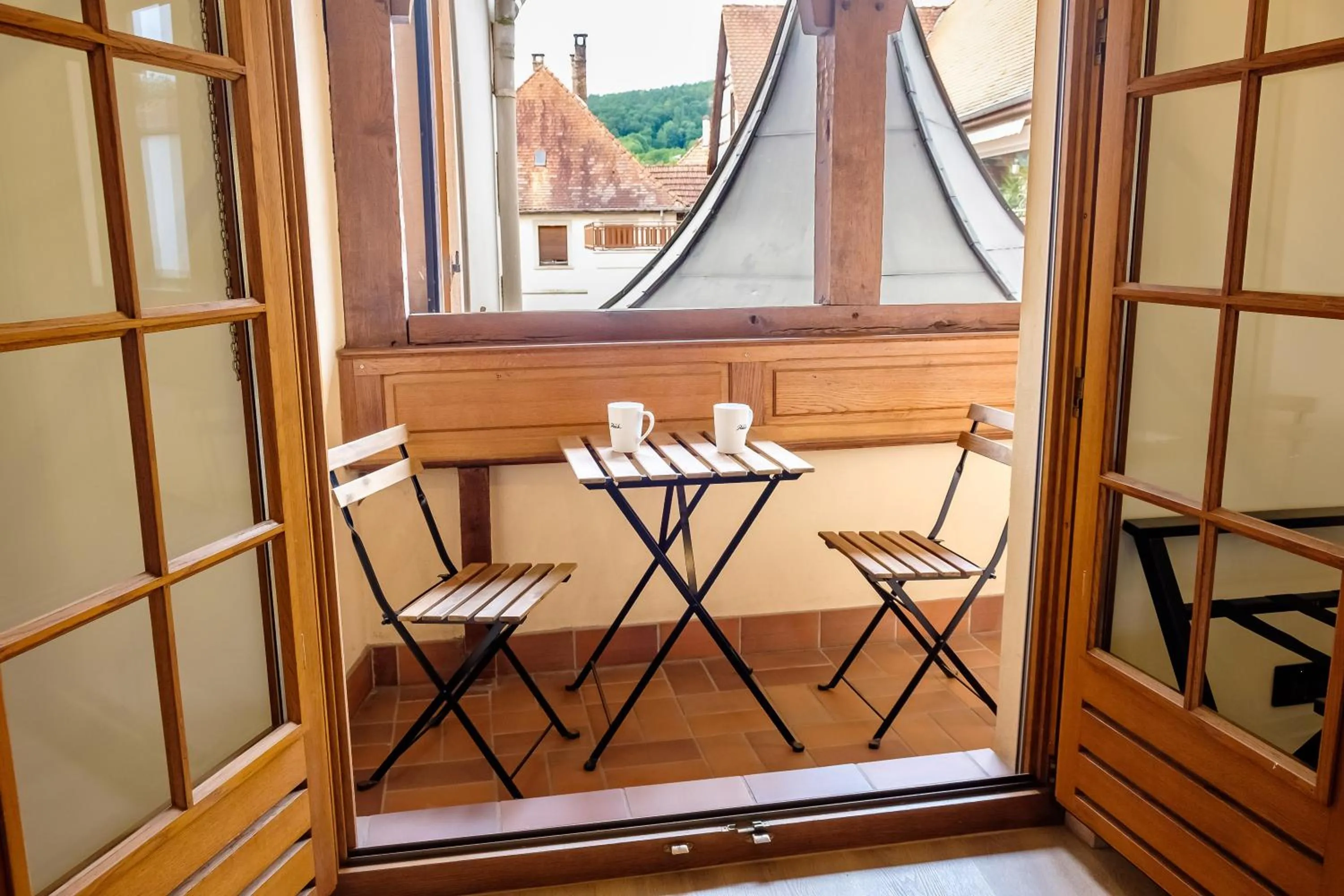 Patio in Hôtel au Heimbach