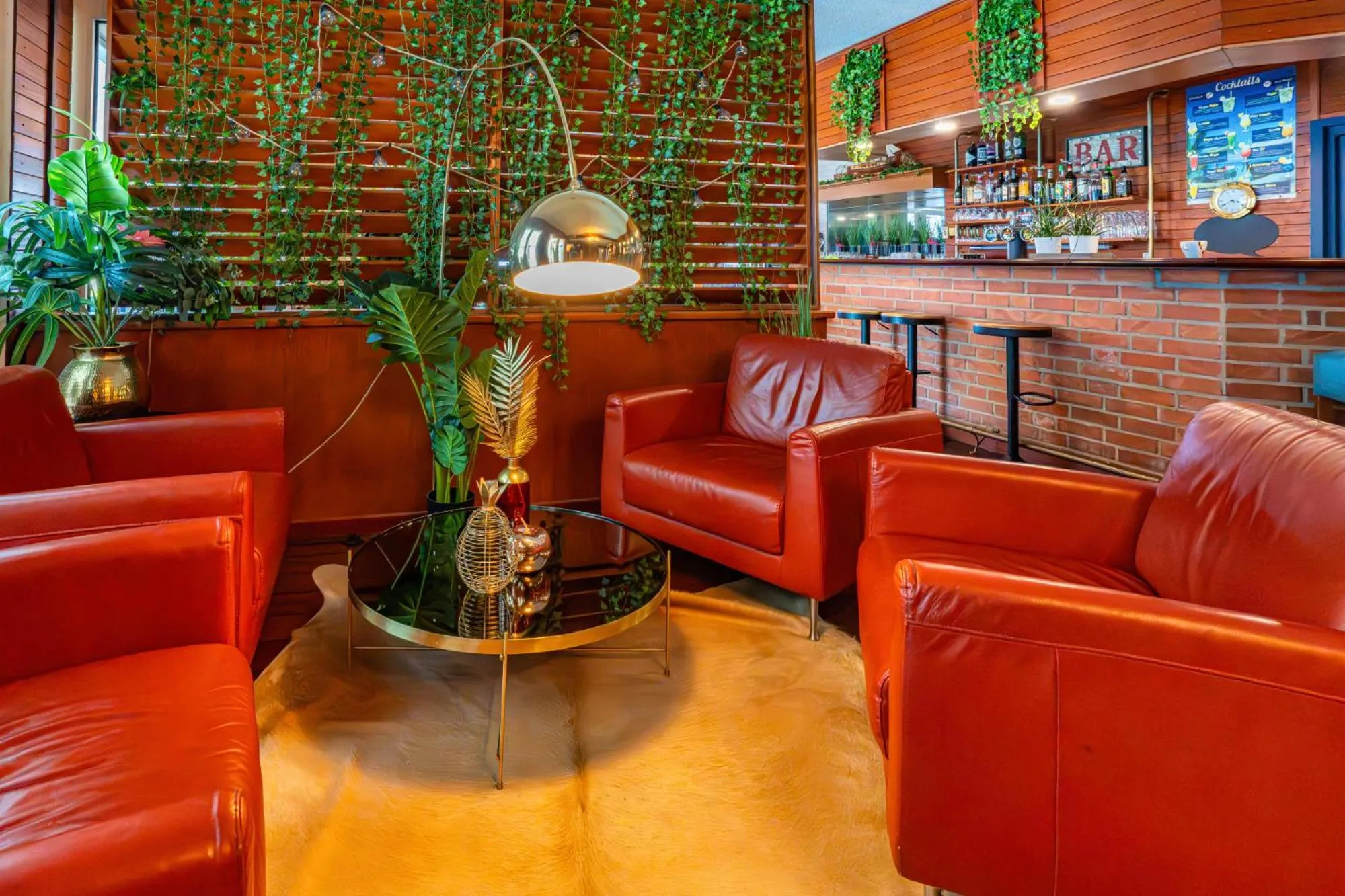 Seating area in Hotel Restaurant Argos, Strasbourg Nord