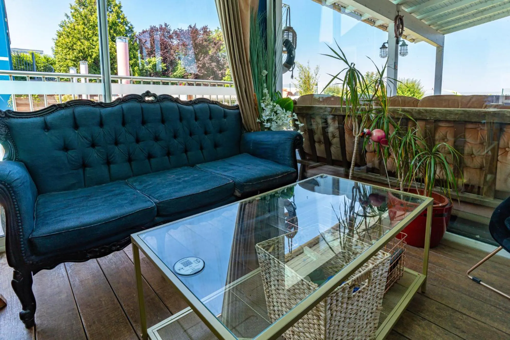 Patio in Hotel Restaurant Argos, Strasbourg Nord