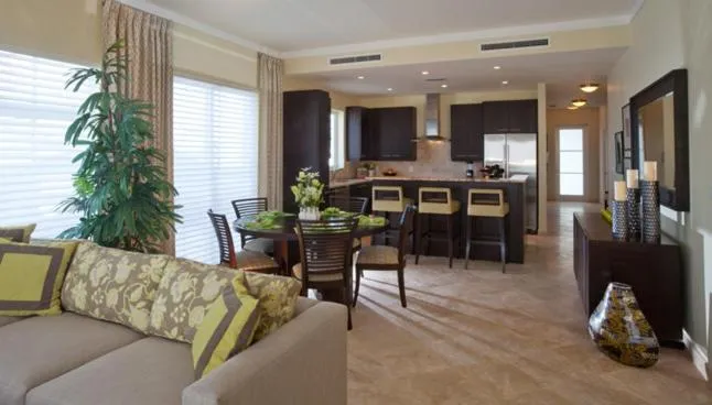 Seating area in The Venetian on Grace Bay