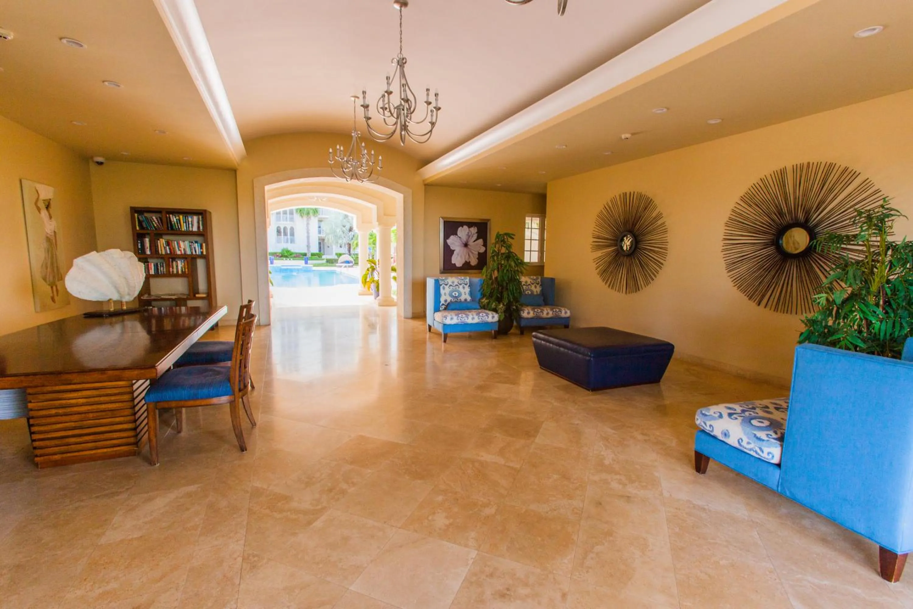 Lobby or reception in The Venetian on Grace Bay