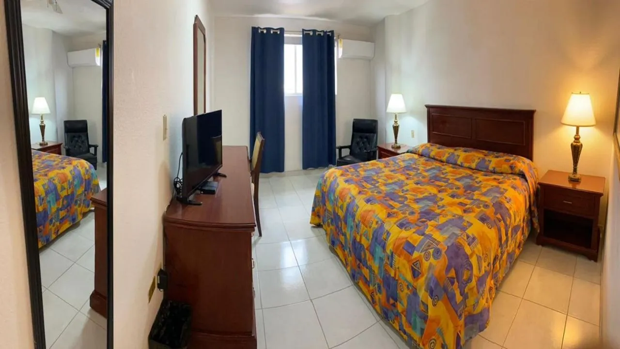 Bed in Hotel Paquime