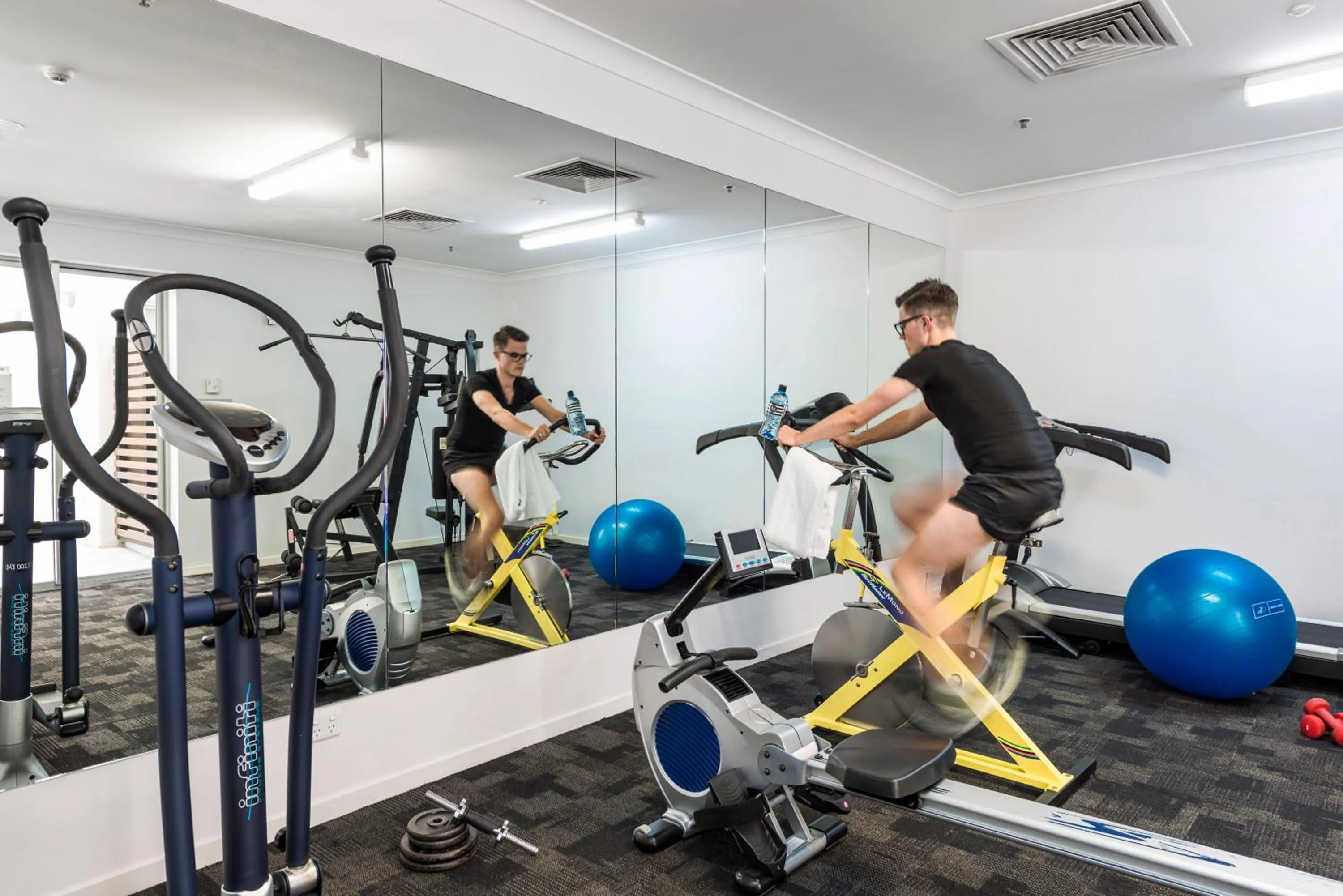 Fitness centre/facilities in Oaks Brisbane Lexicon Suites