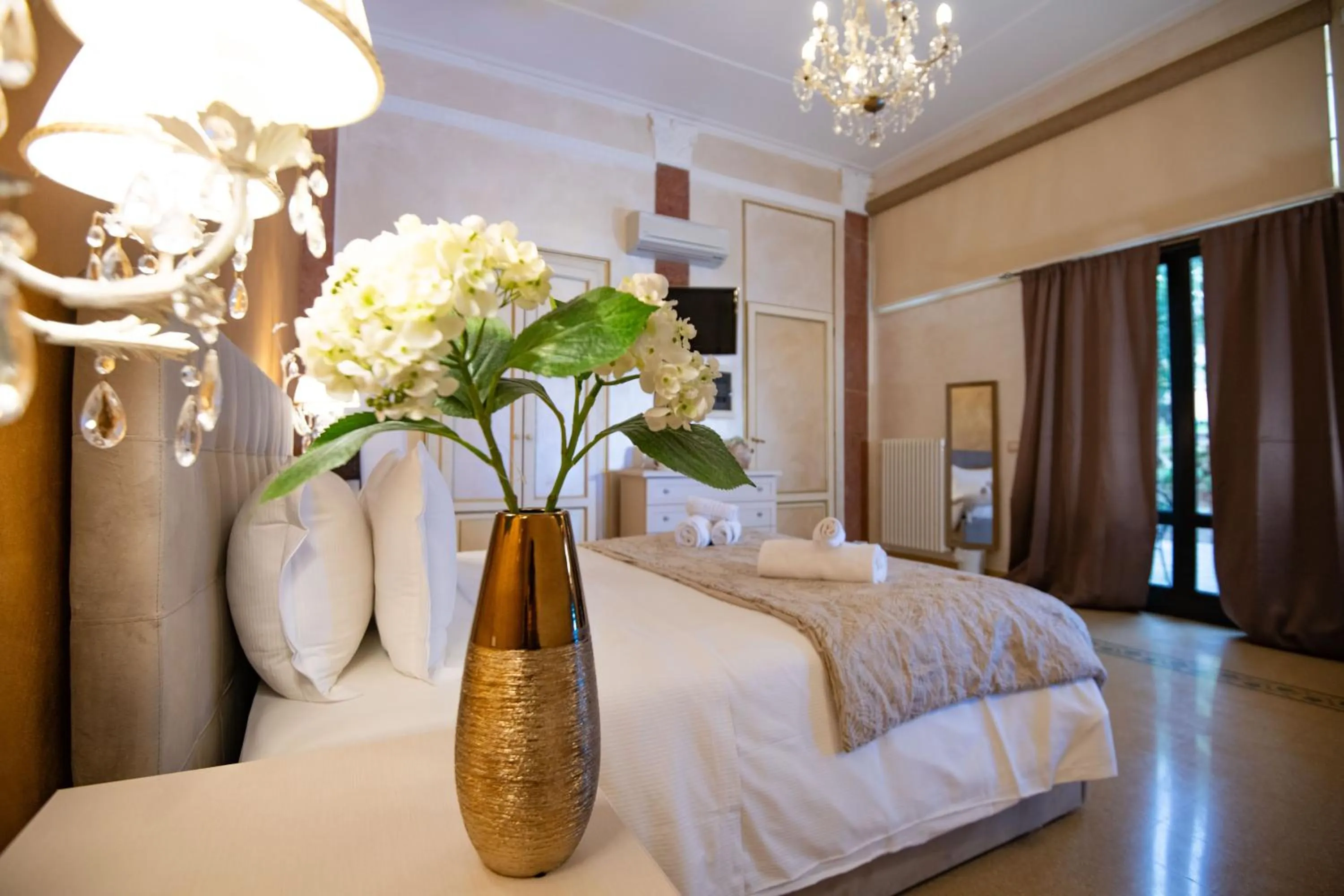 Bed in Contessa Arrivabene Antica Dimora