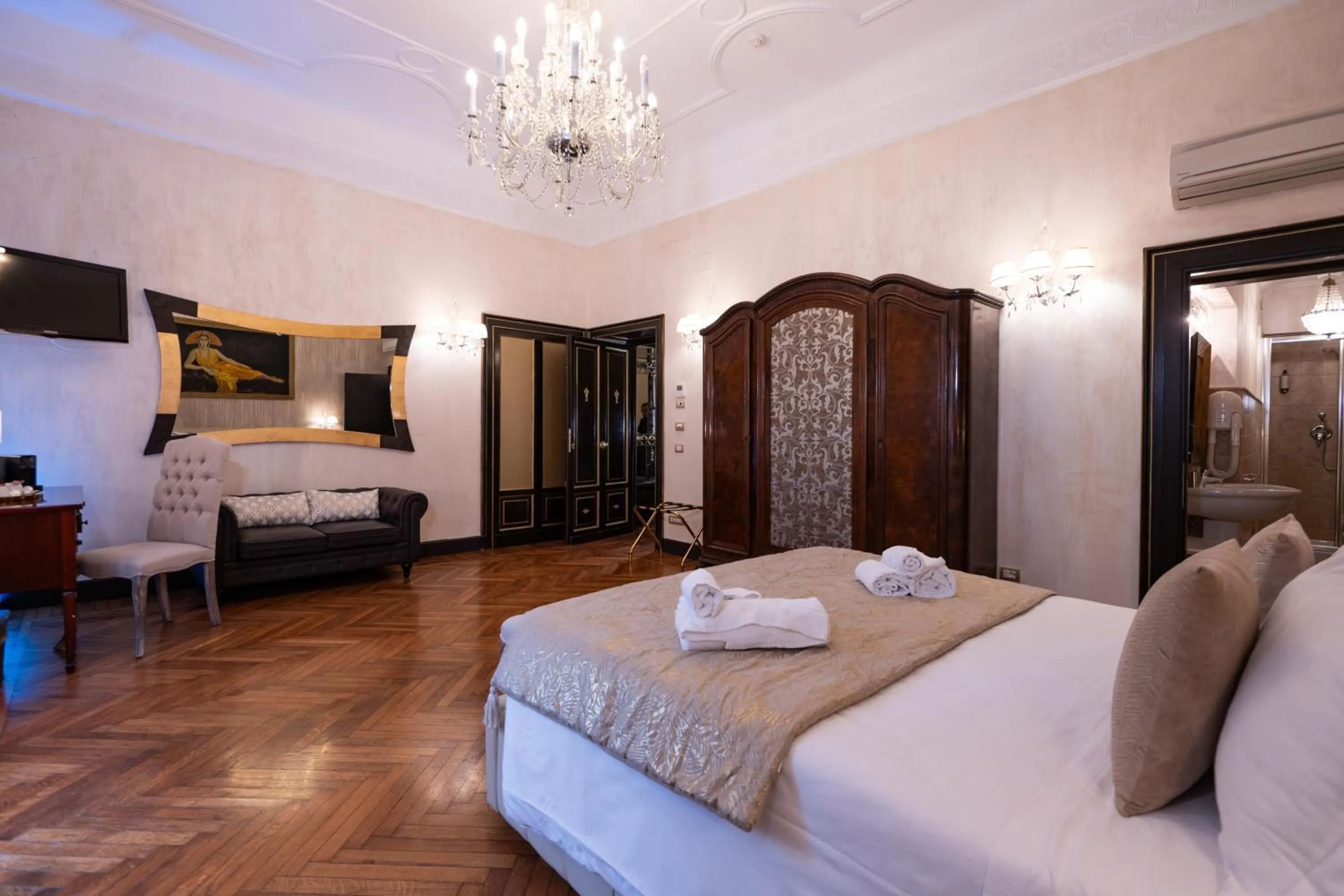 Bed in Contessa Arrivabene Antica Dimora