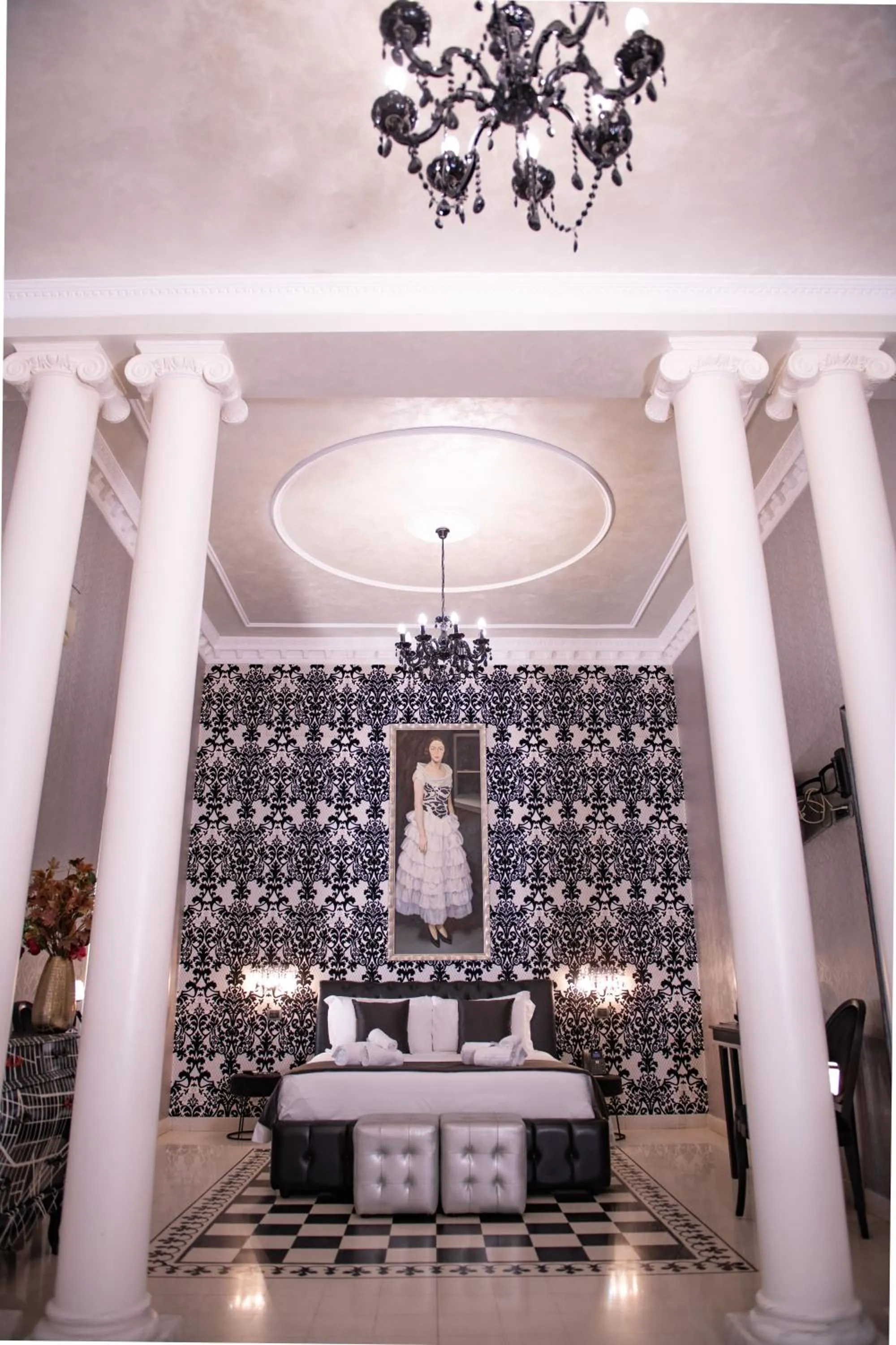 Bed in Contessa Arrivabene Antica Dimora