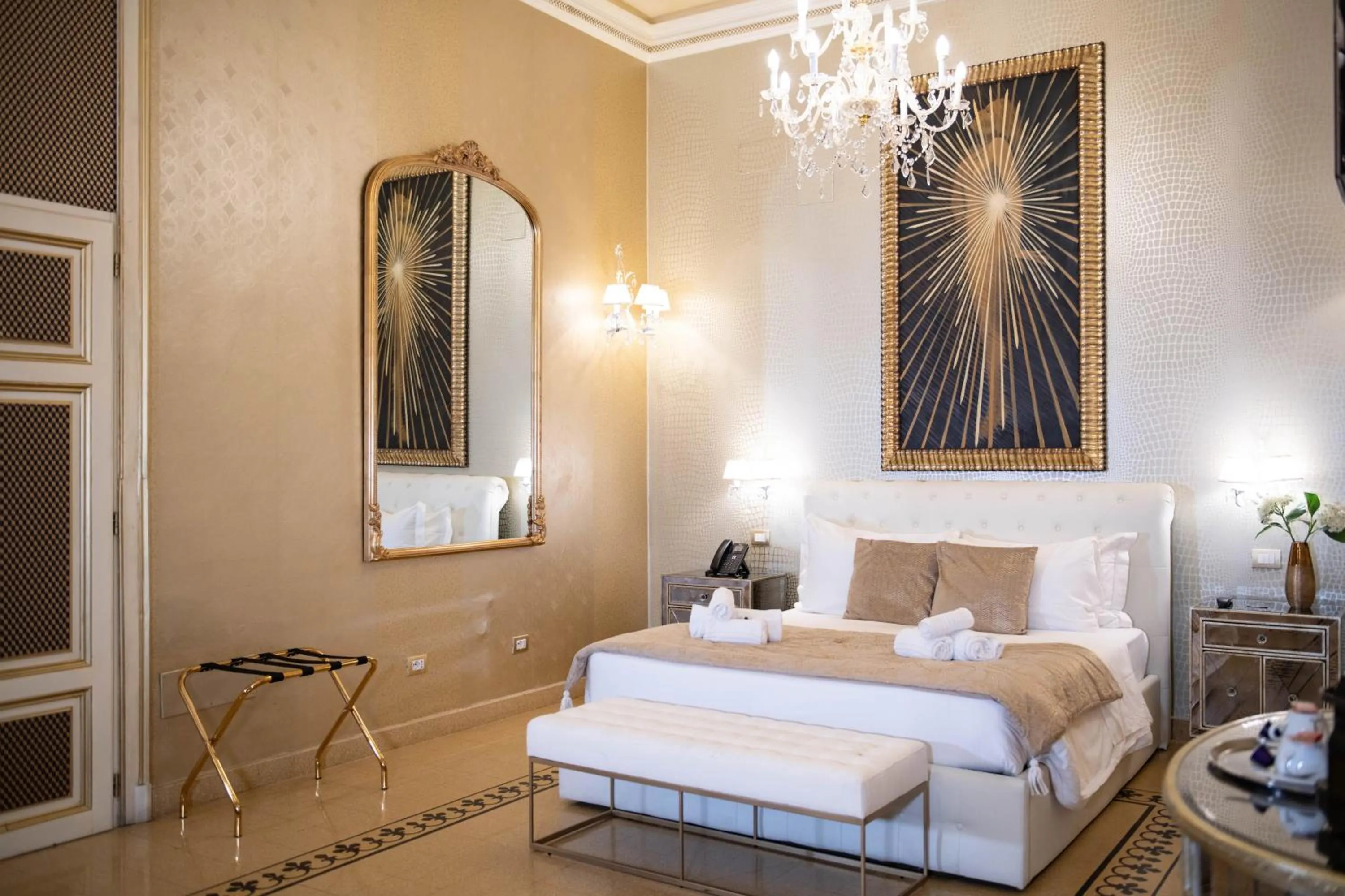 Bed in Contessa Arrivabene Antica Dimora