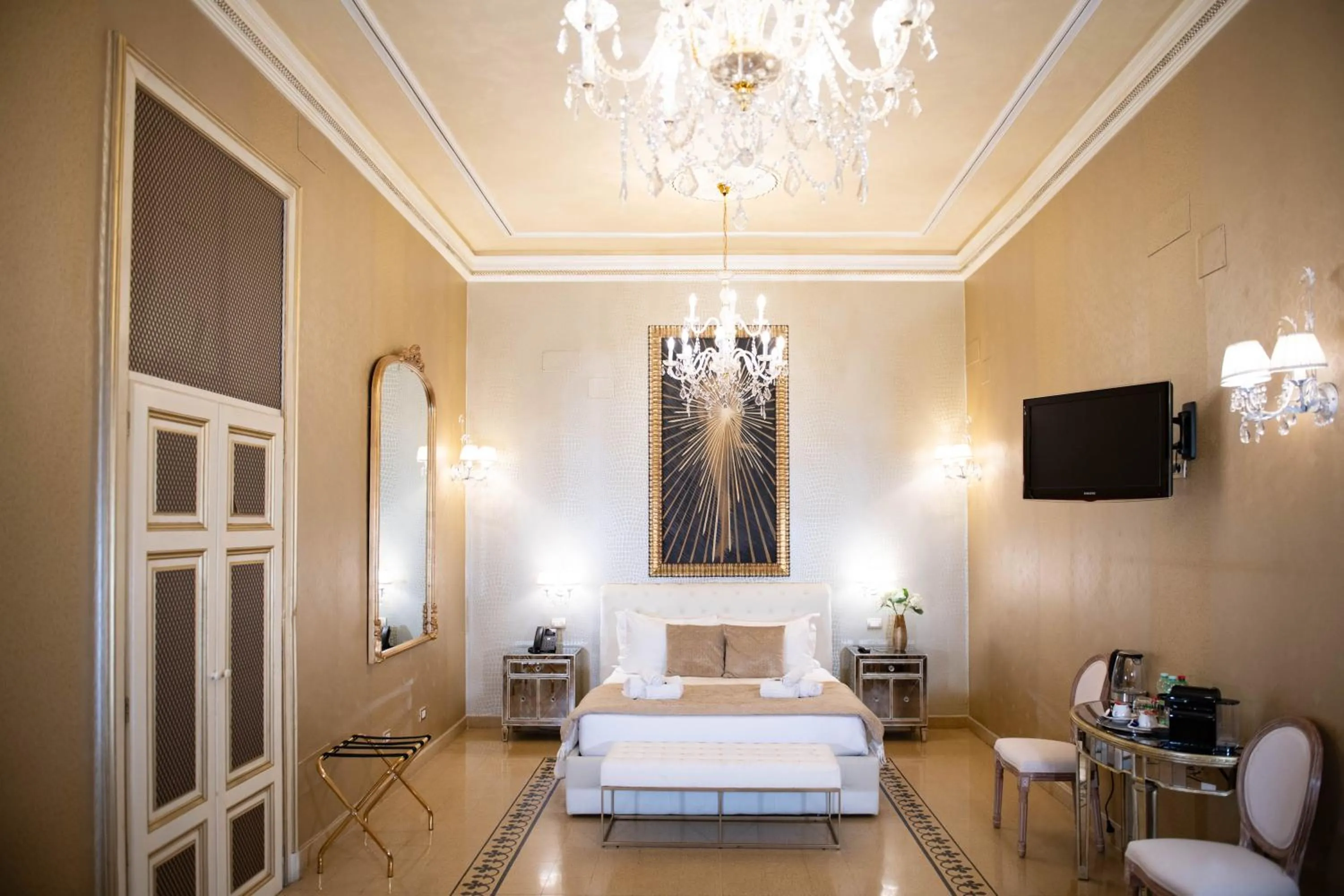 Bed in Contessa Arrivabene Antica Dimora