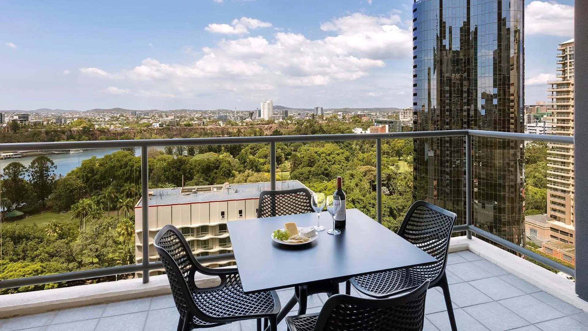 Balcony/Terrace in Oaks Brisbane on Margaret Suites