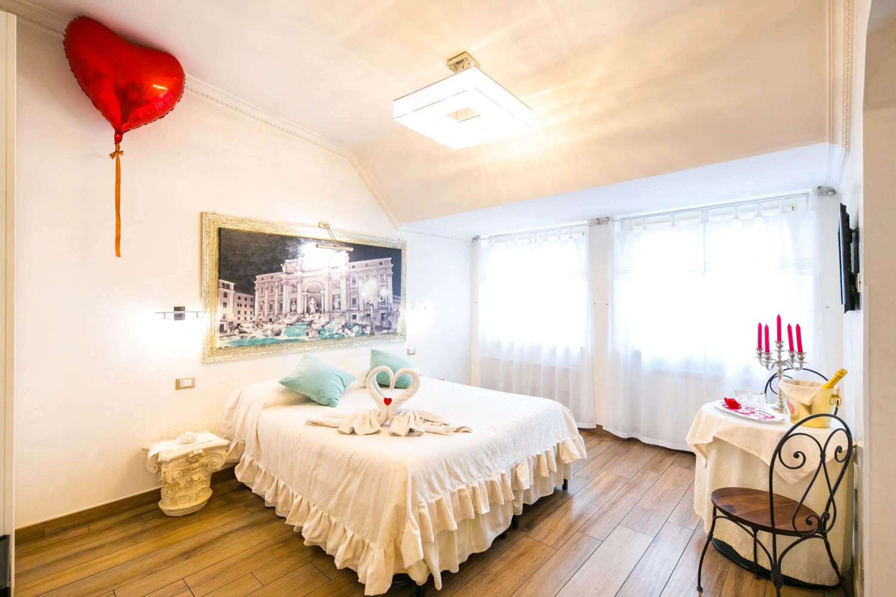 Photo of the whole room, Bed in Suites Roma Tiburtina Economy