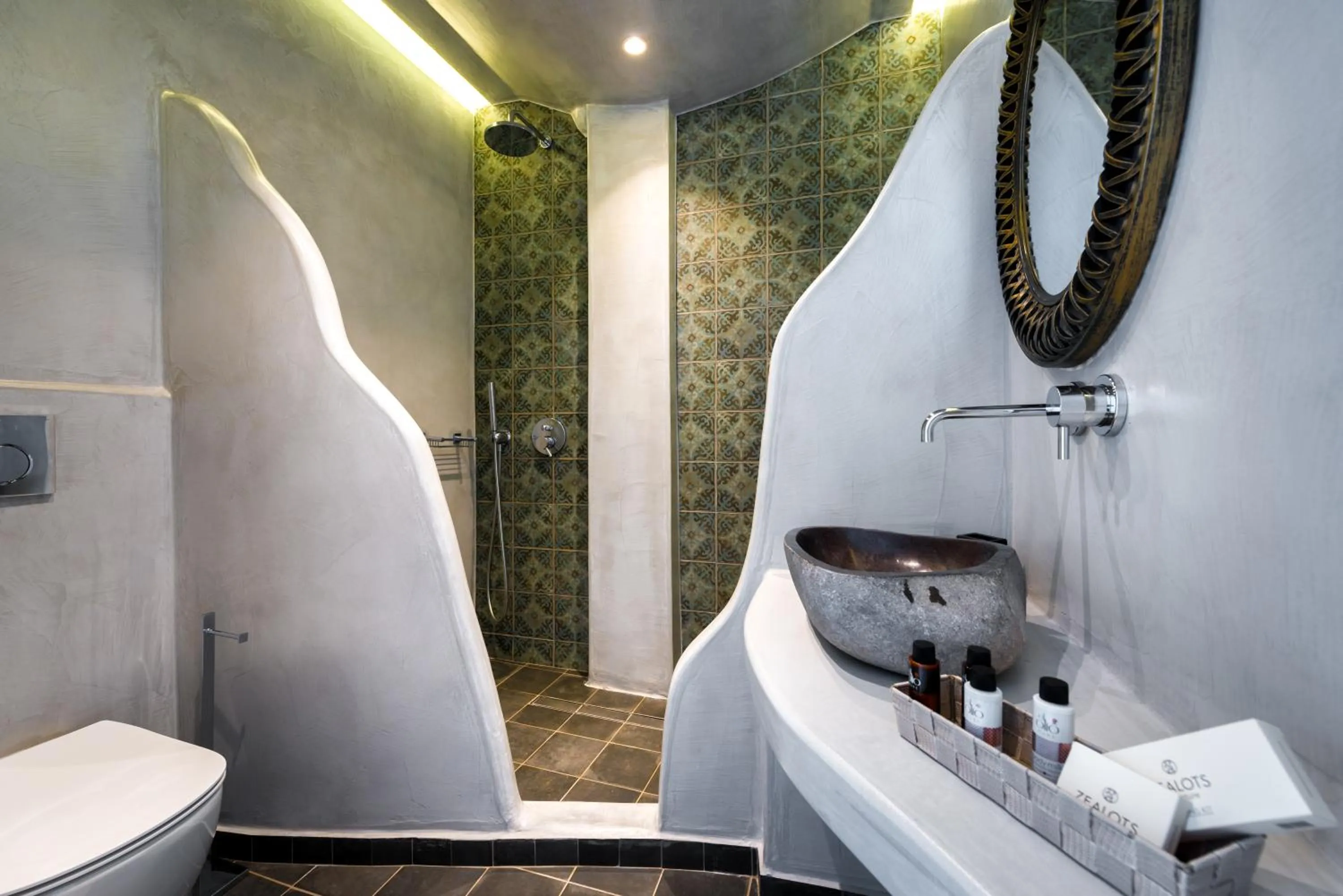 Shower in Emerald Collection Suites