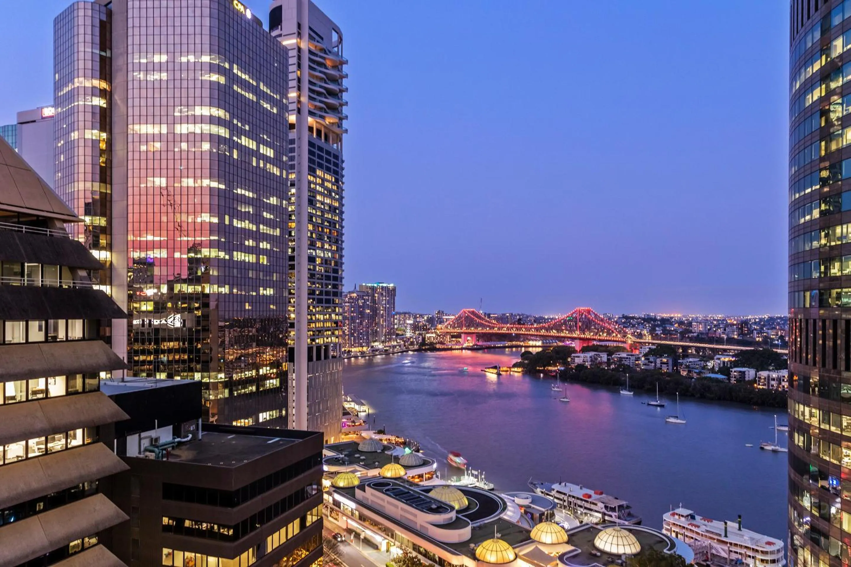 River view in Oaks Brisbane on Felix Suites