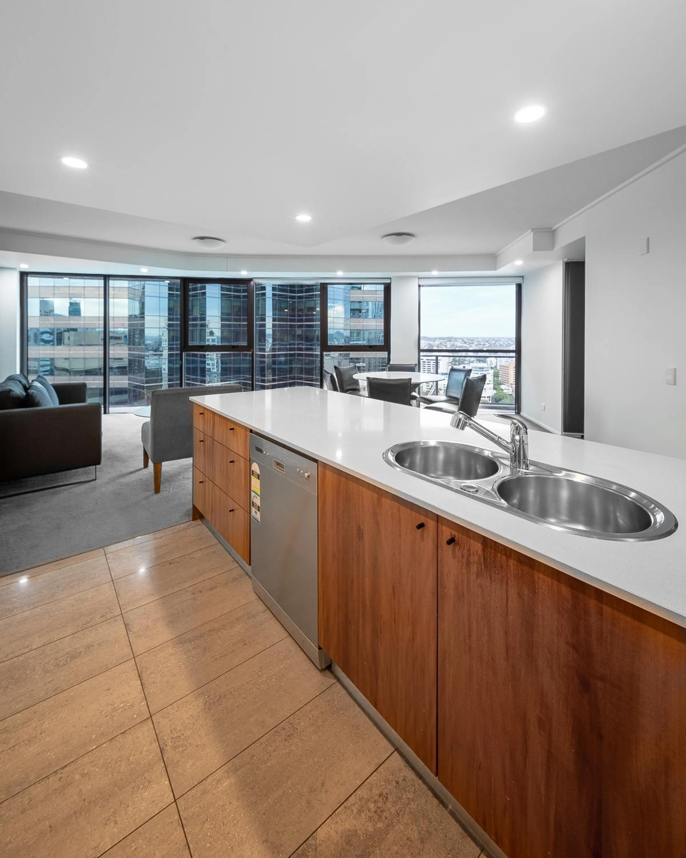 kitchen in Oaks Brisbane on Felix Suites