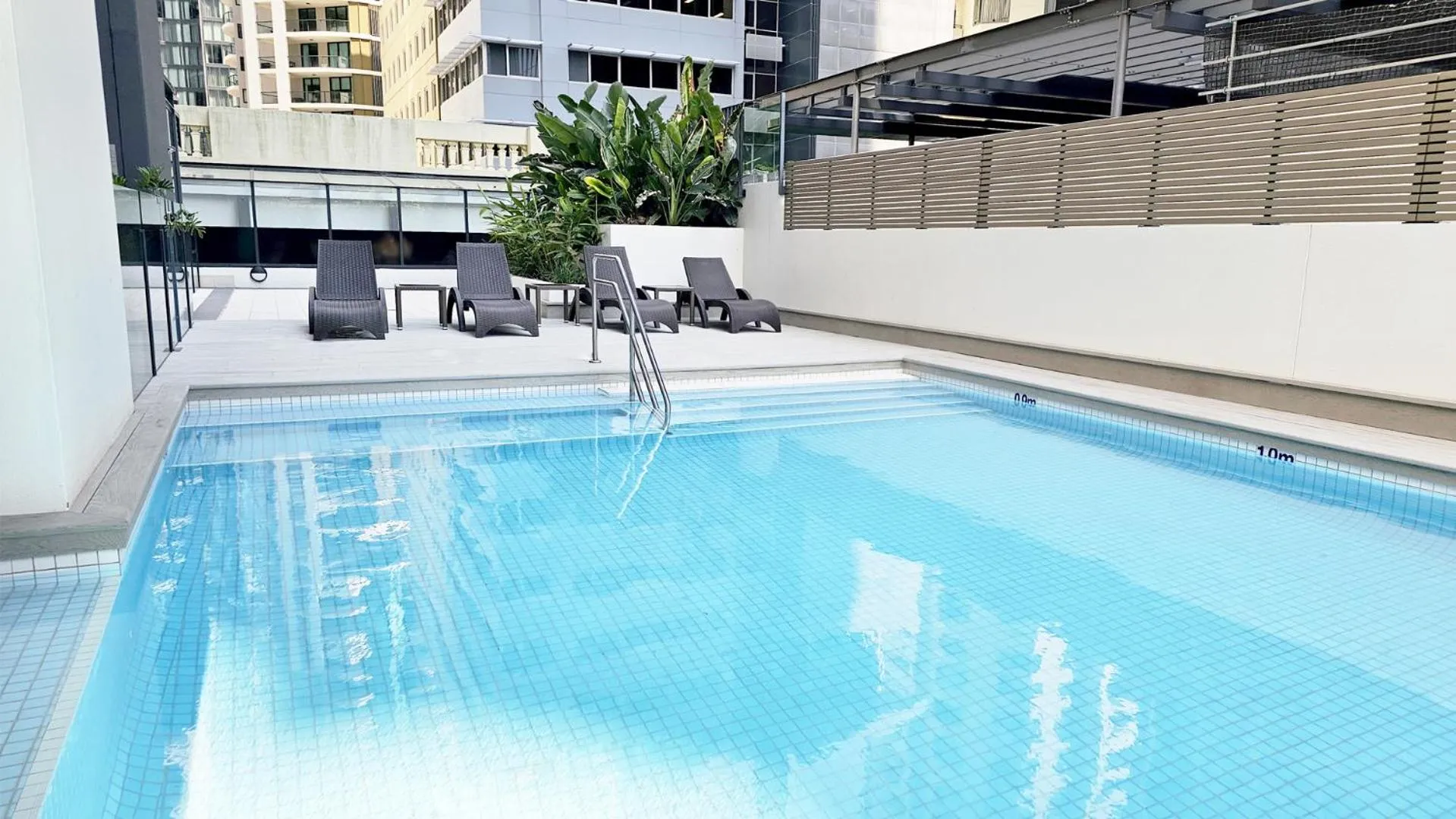 Swimming pool in Oaks Brisbane on Charlotte Suites