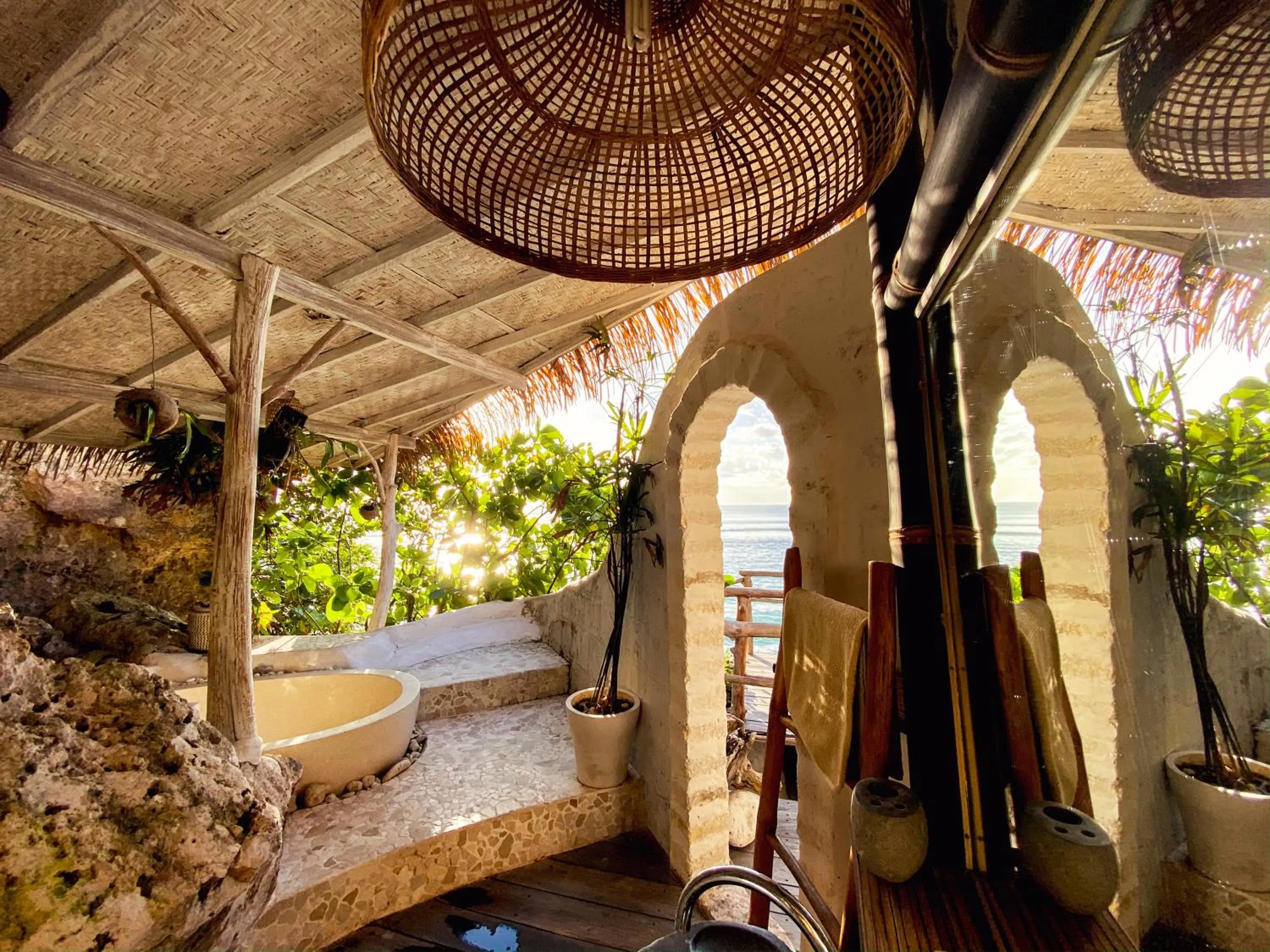 Shower in Le Cliff Bali