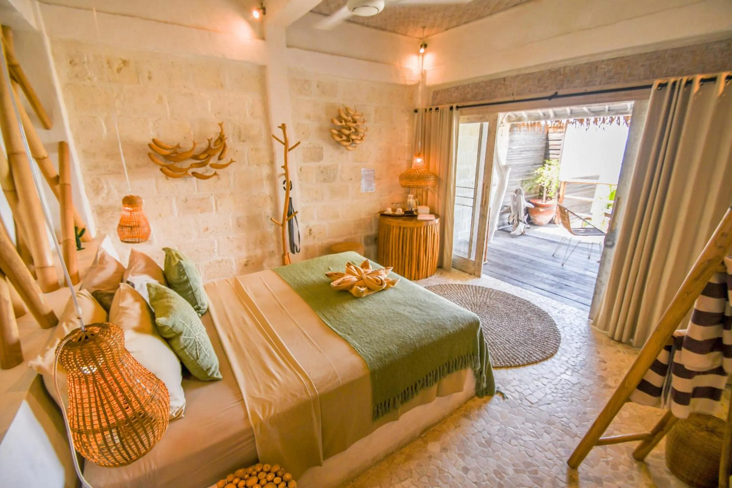 Bed in Le Cliff Bali