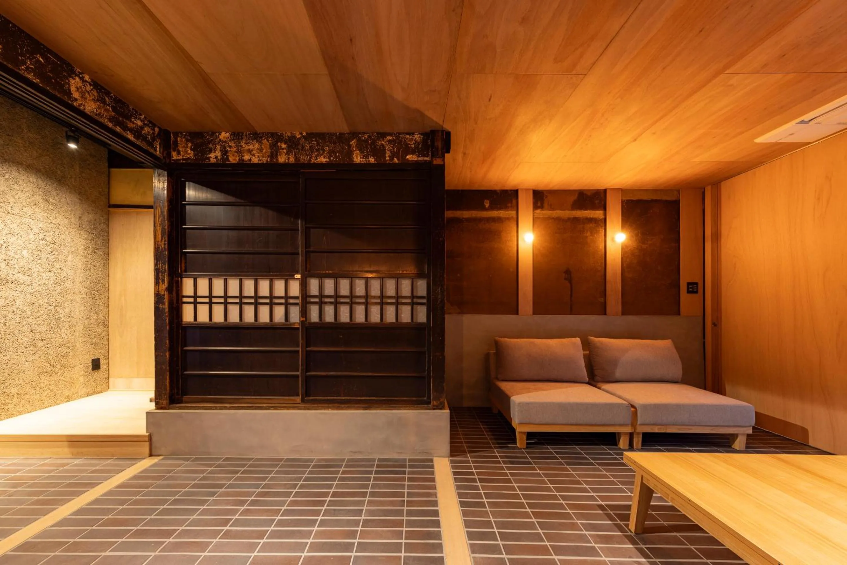 Living room in Machiya Hotel YANAGI