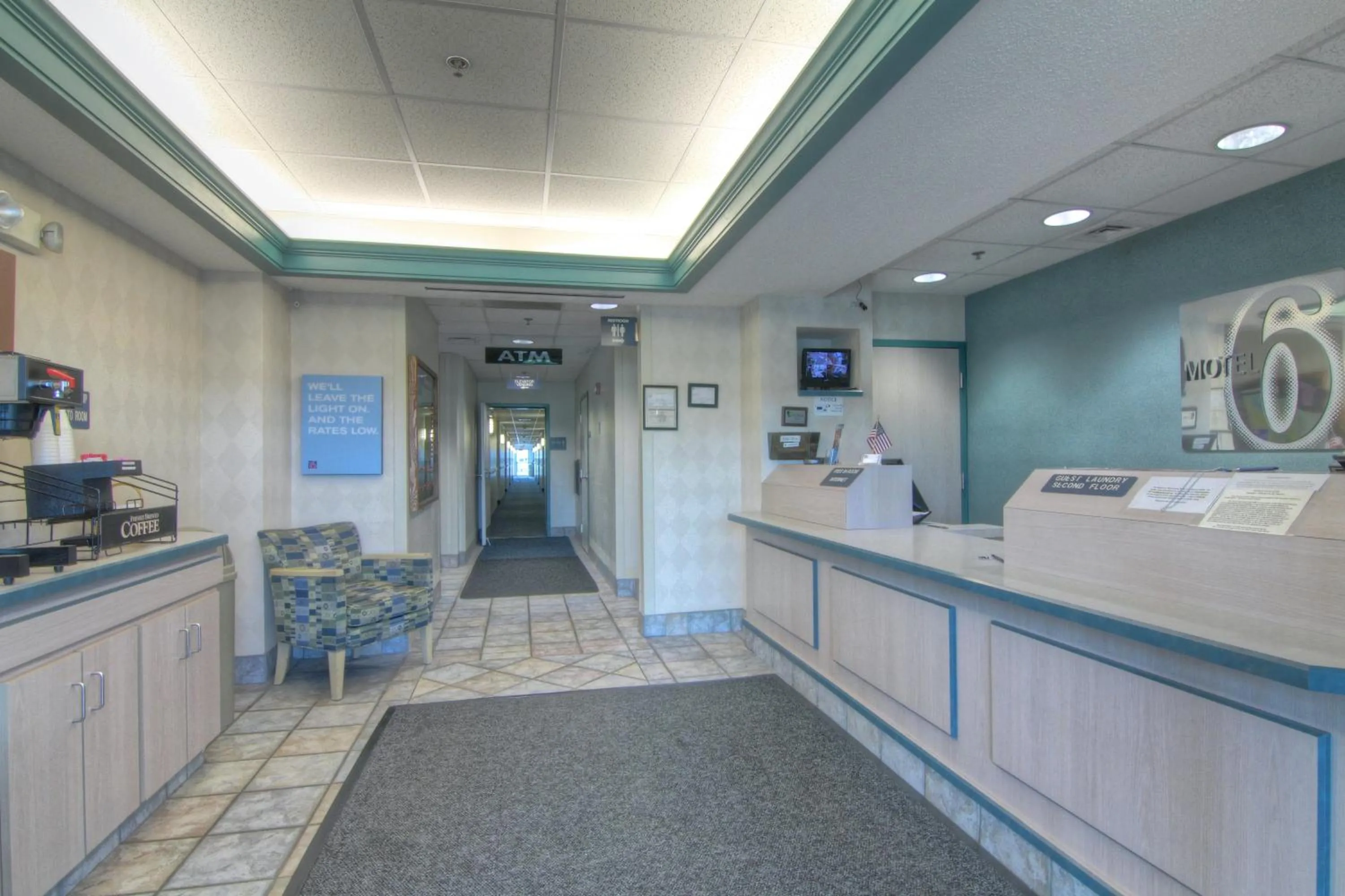 Lobby or reception in Motel 6-Menomonie, WI