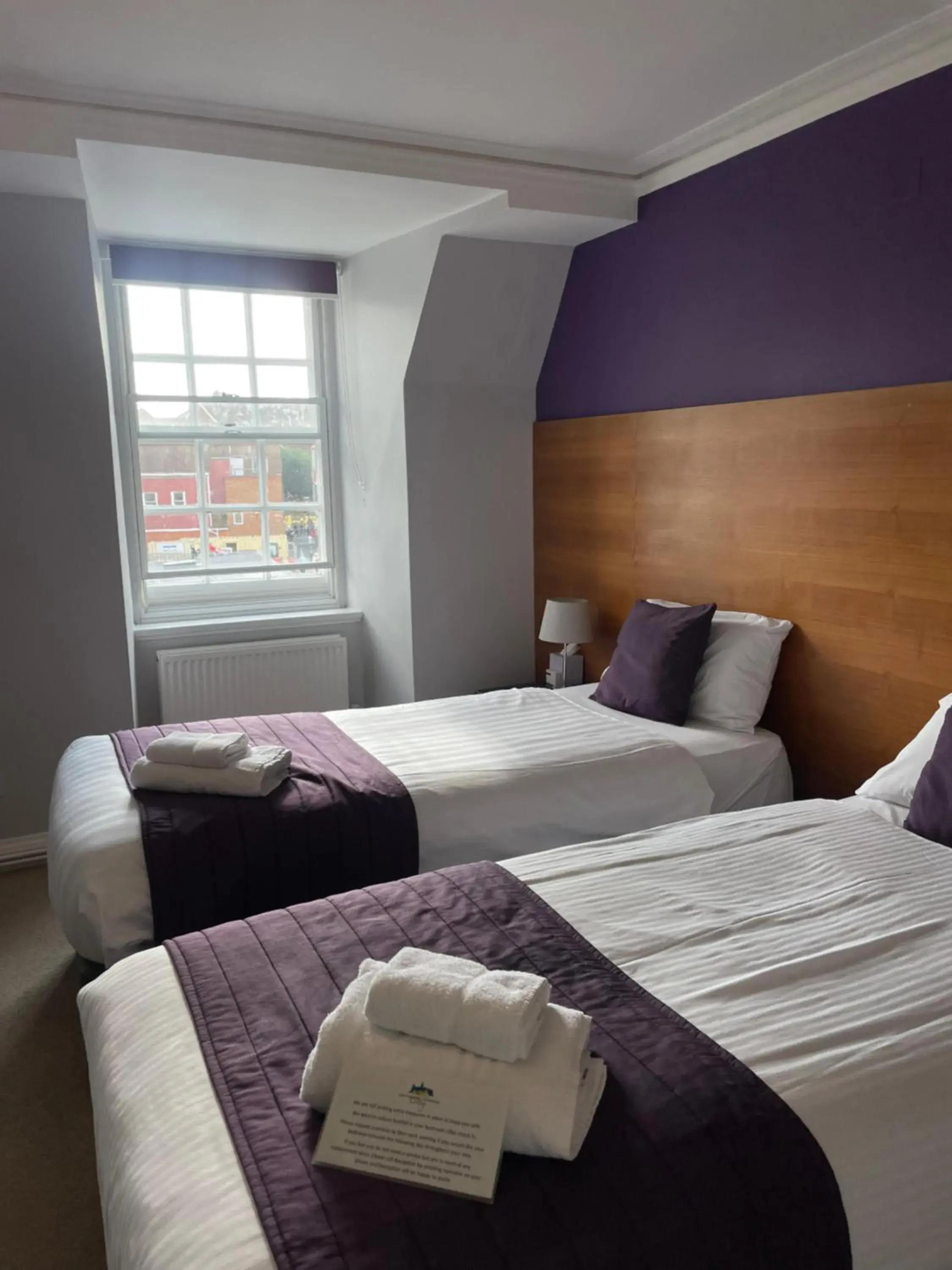 Twin Room Annex in Canterbury Cathedral Lodge Twin Room Annex in Canterbury Cathedral Lodge