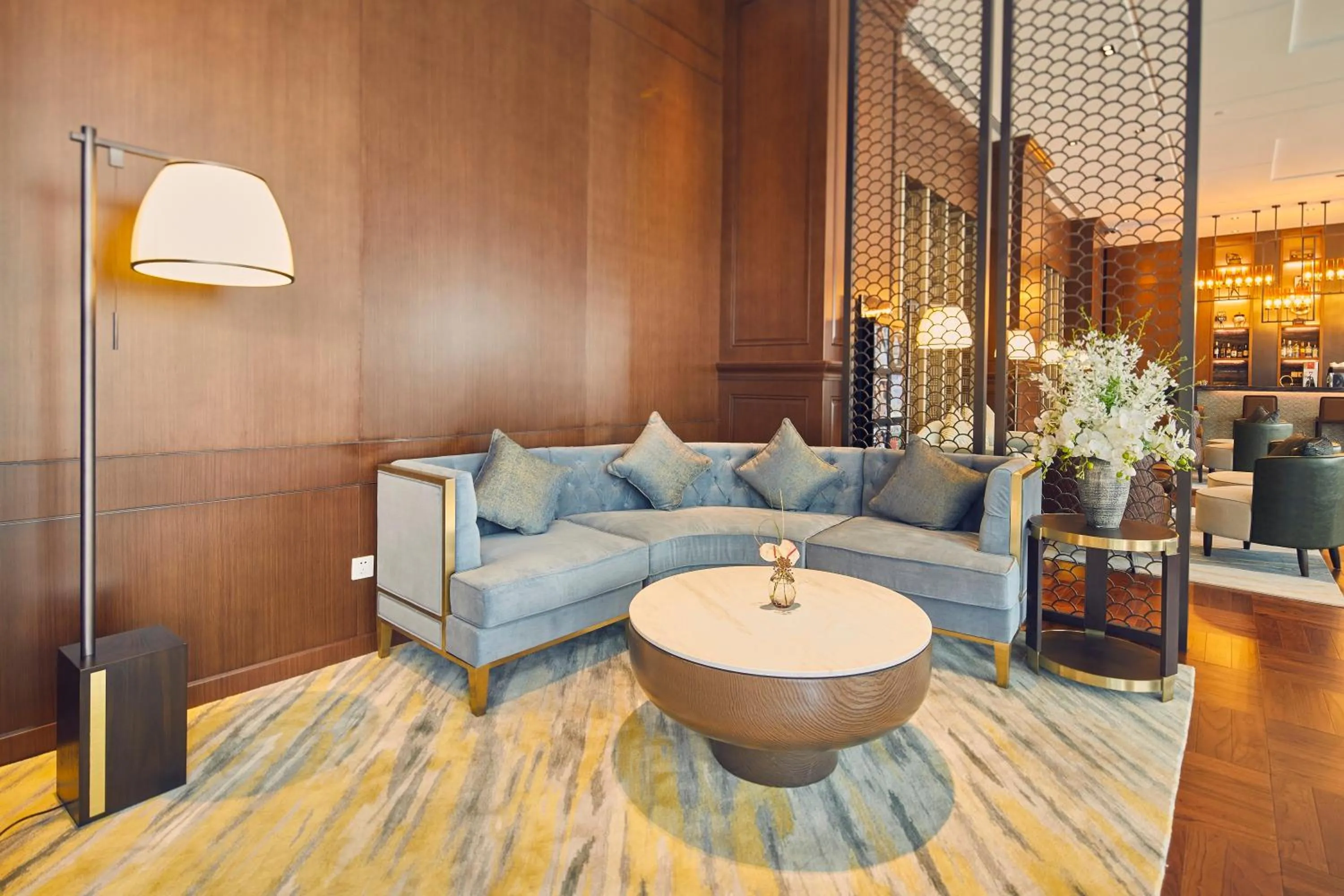 Seating area in LJZ Supreme Tower Hotel