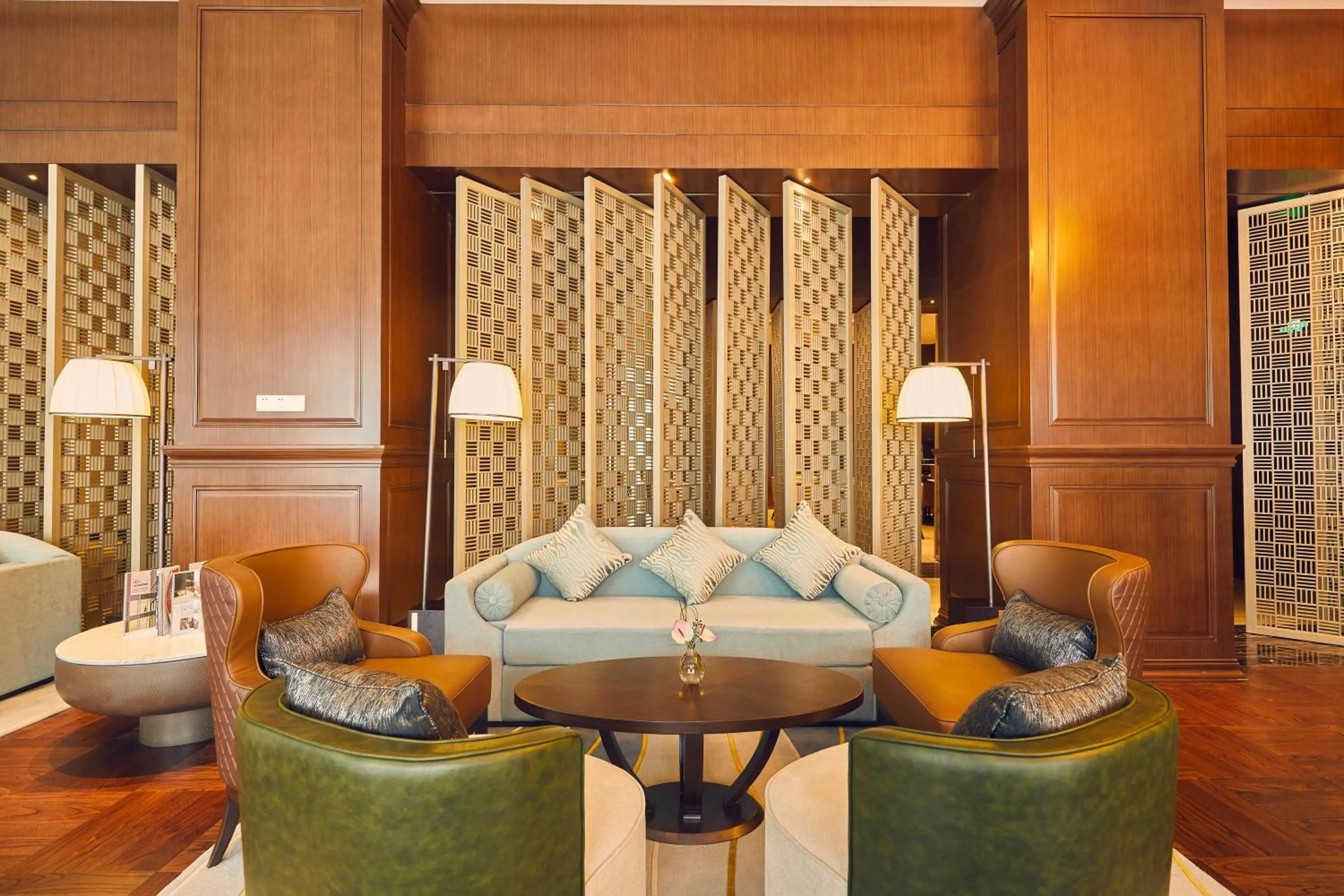 Seating area in LJZ Supreme Tower Hotel