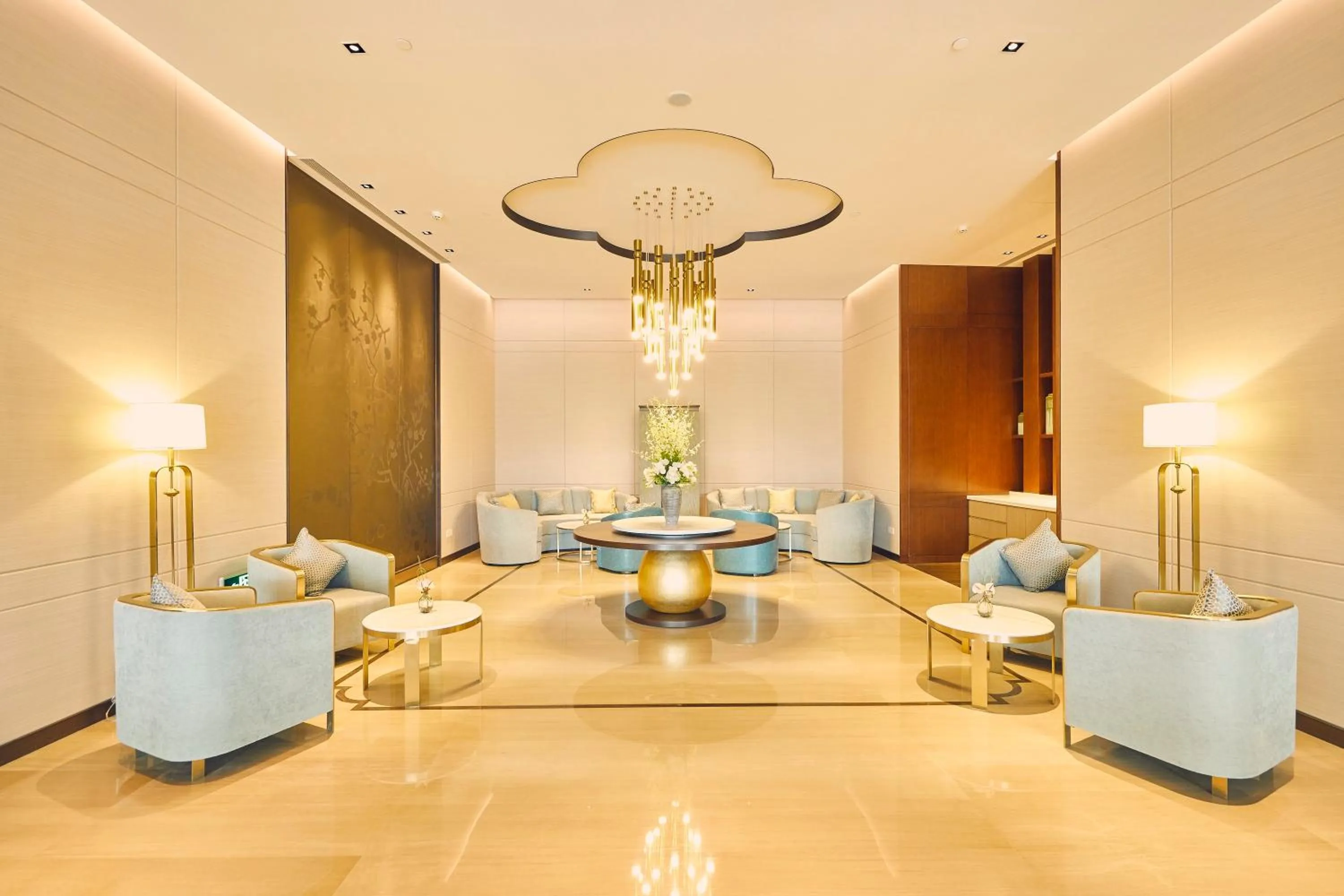 Seating area in LJZ Supreme Tower Hotel