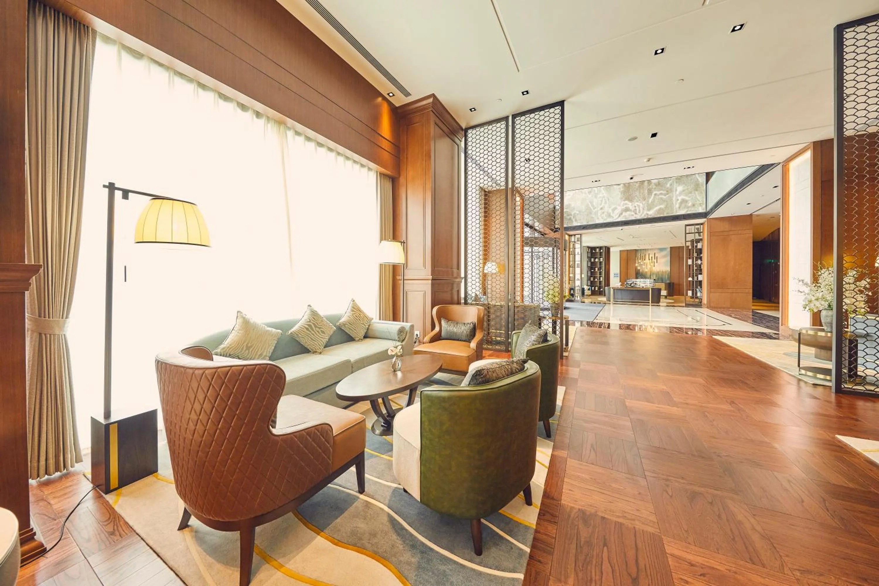 Seating area in LJZ Supreme Tower Hotel