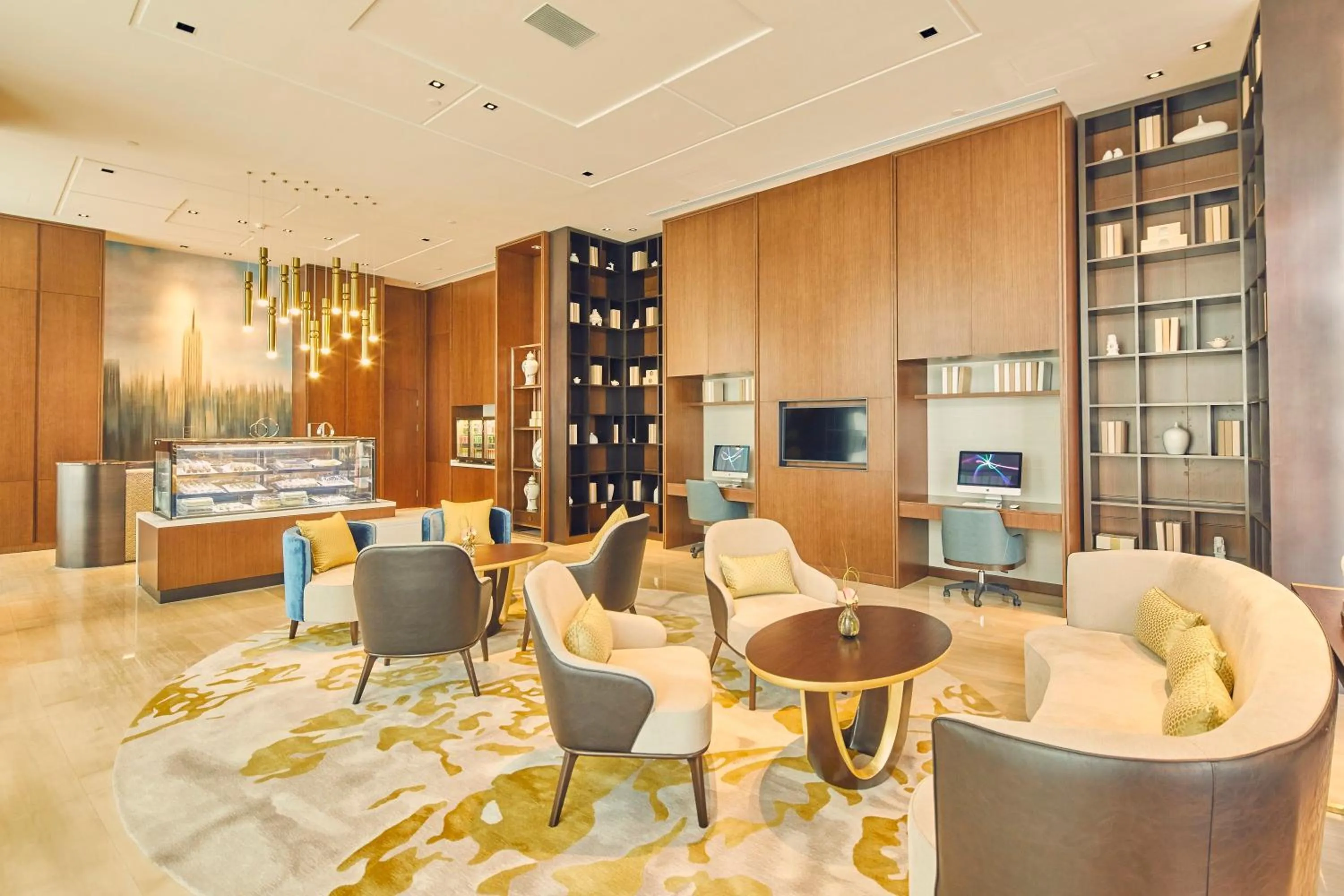 Seating area in LJZ Supreme Tower Hotel