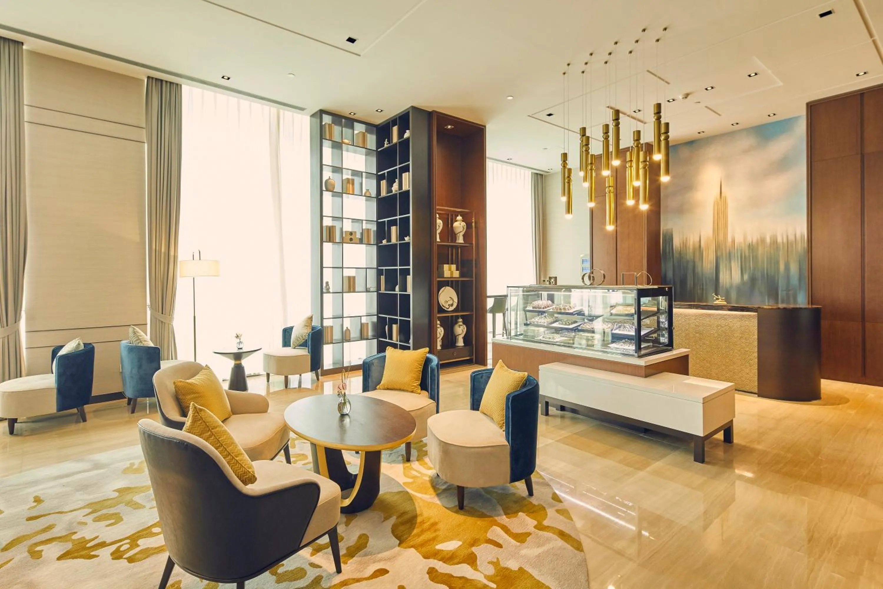 Seating area in LJZ Supreme Tower Hotel