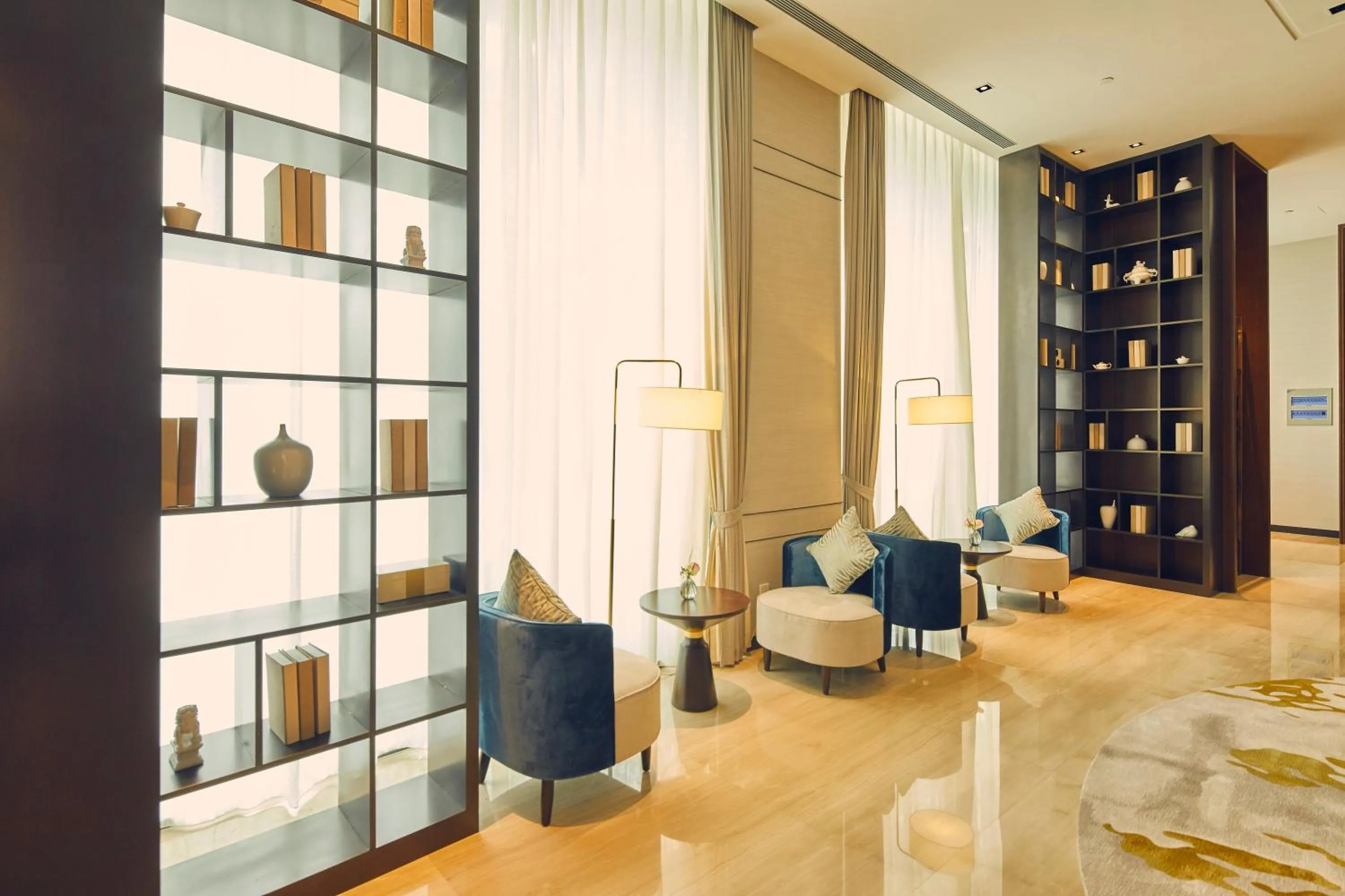 Seating area in LJZ Supreme Tower Hotel