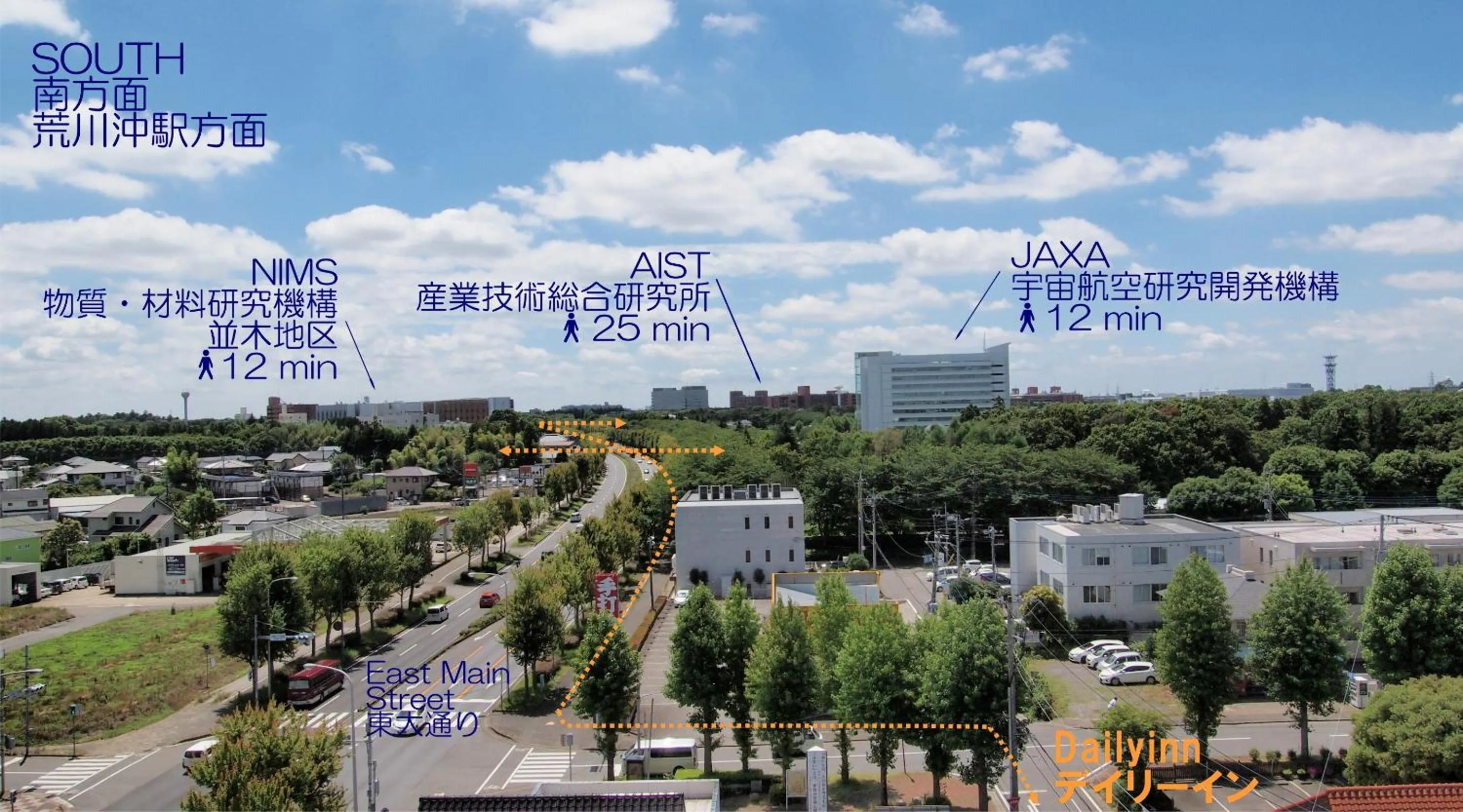 Neighbourhood in Tsukuba Daily Inn