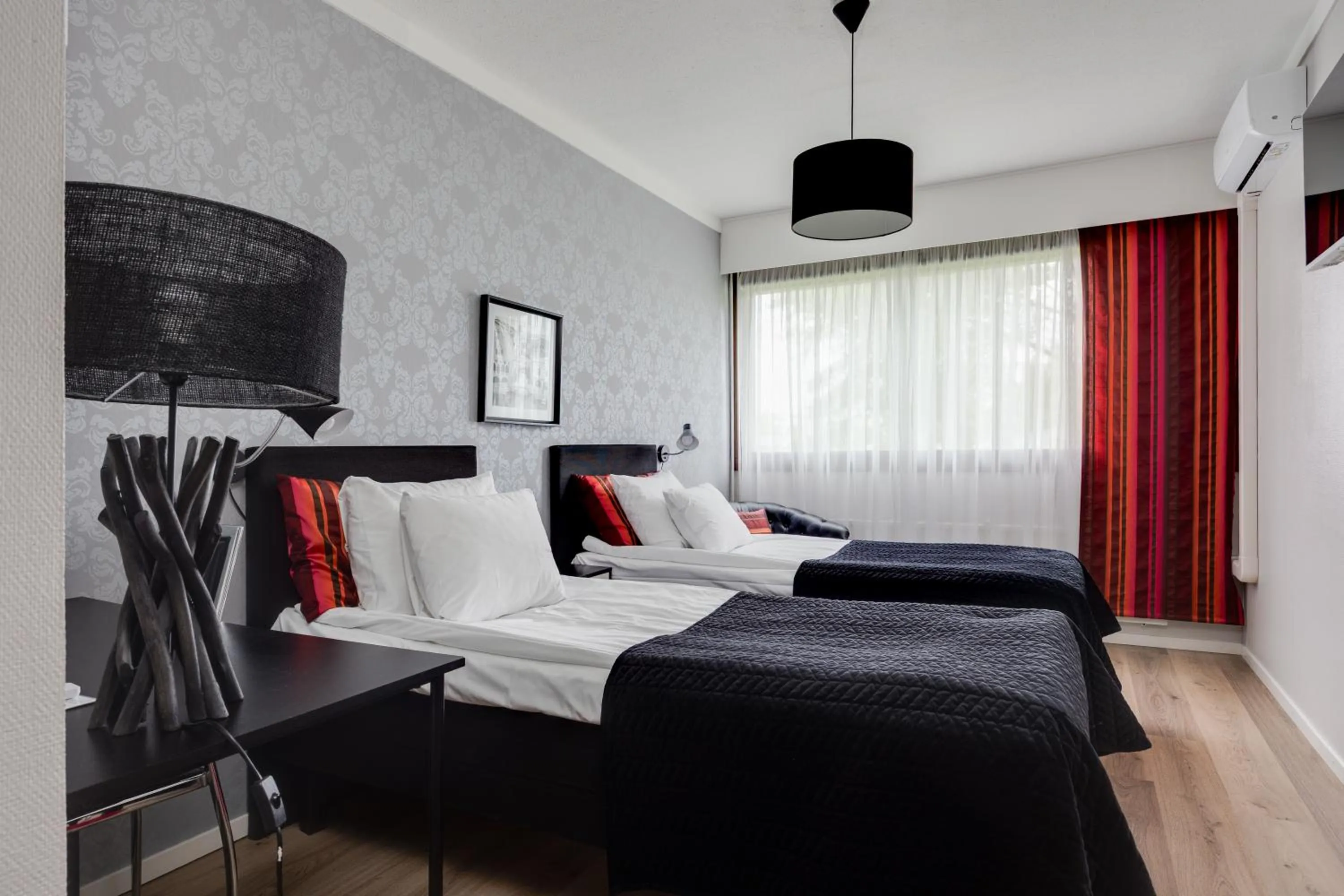 Bed in Hotel Käenpesä