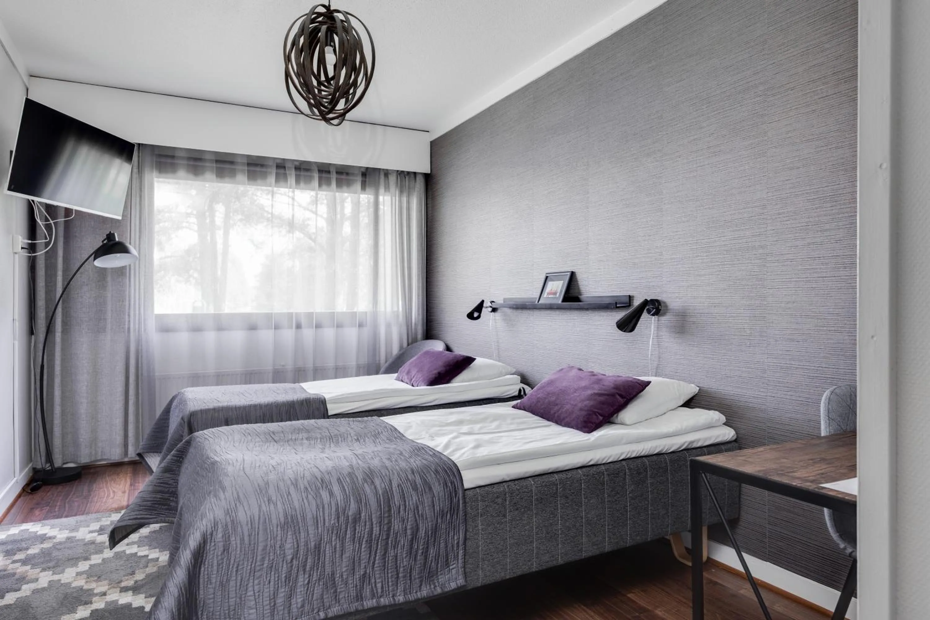 Bed in Hotel Käenpesä