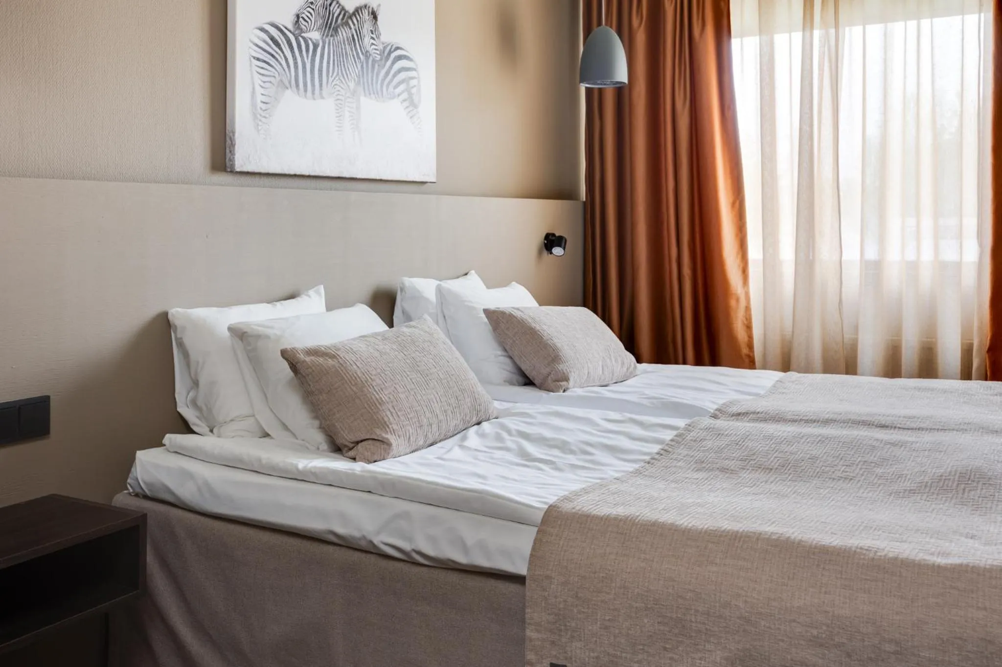 Bed in Hotel Käenpesä