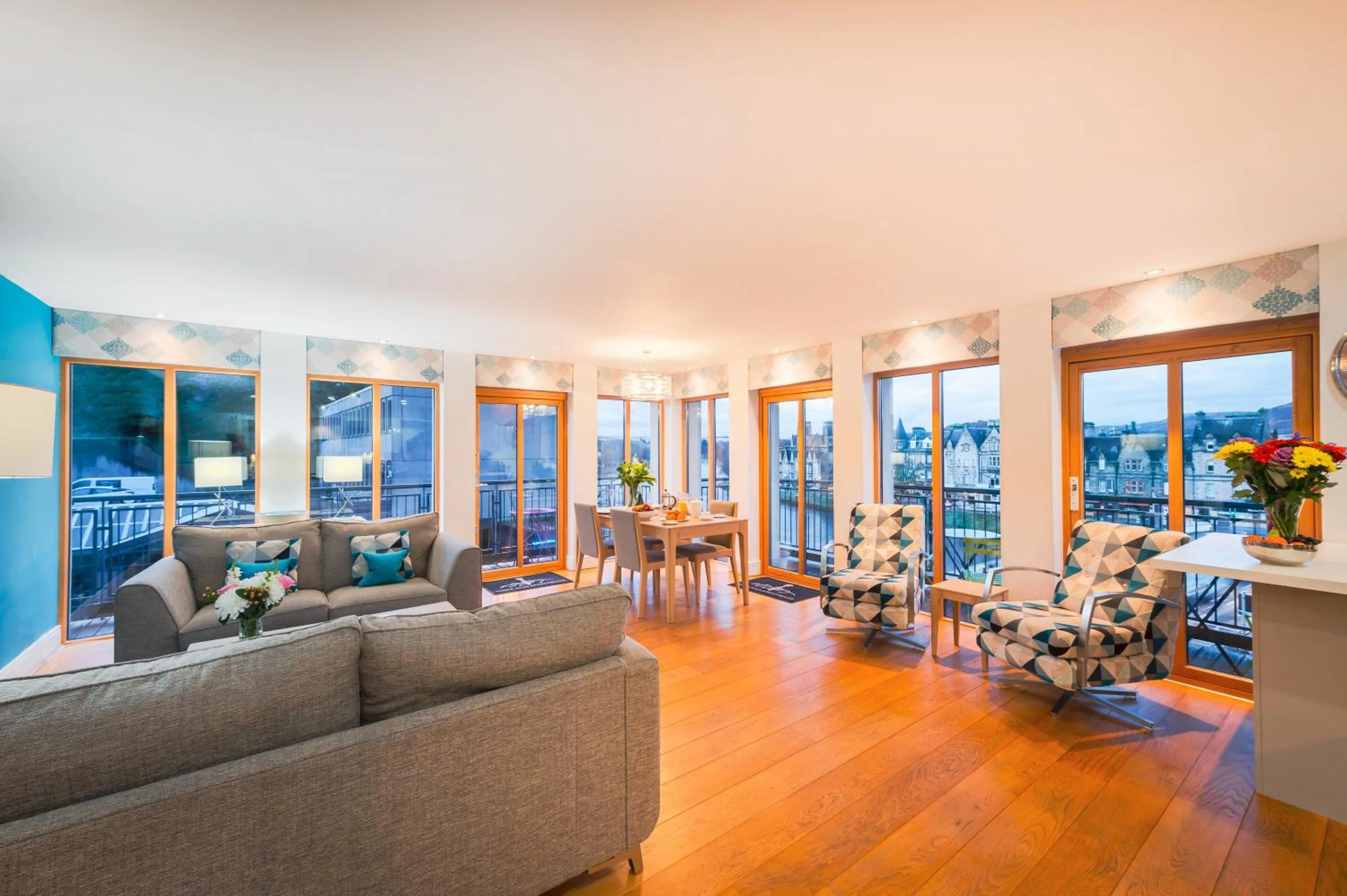 Living room in Highland Apartments by Mansley