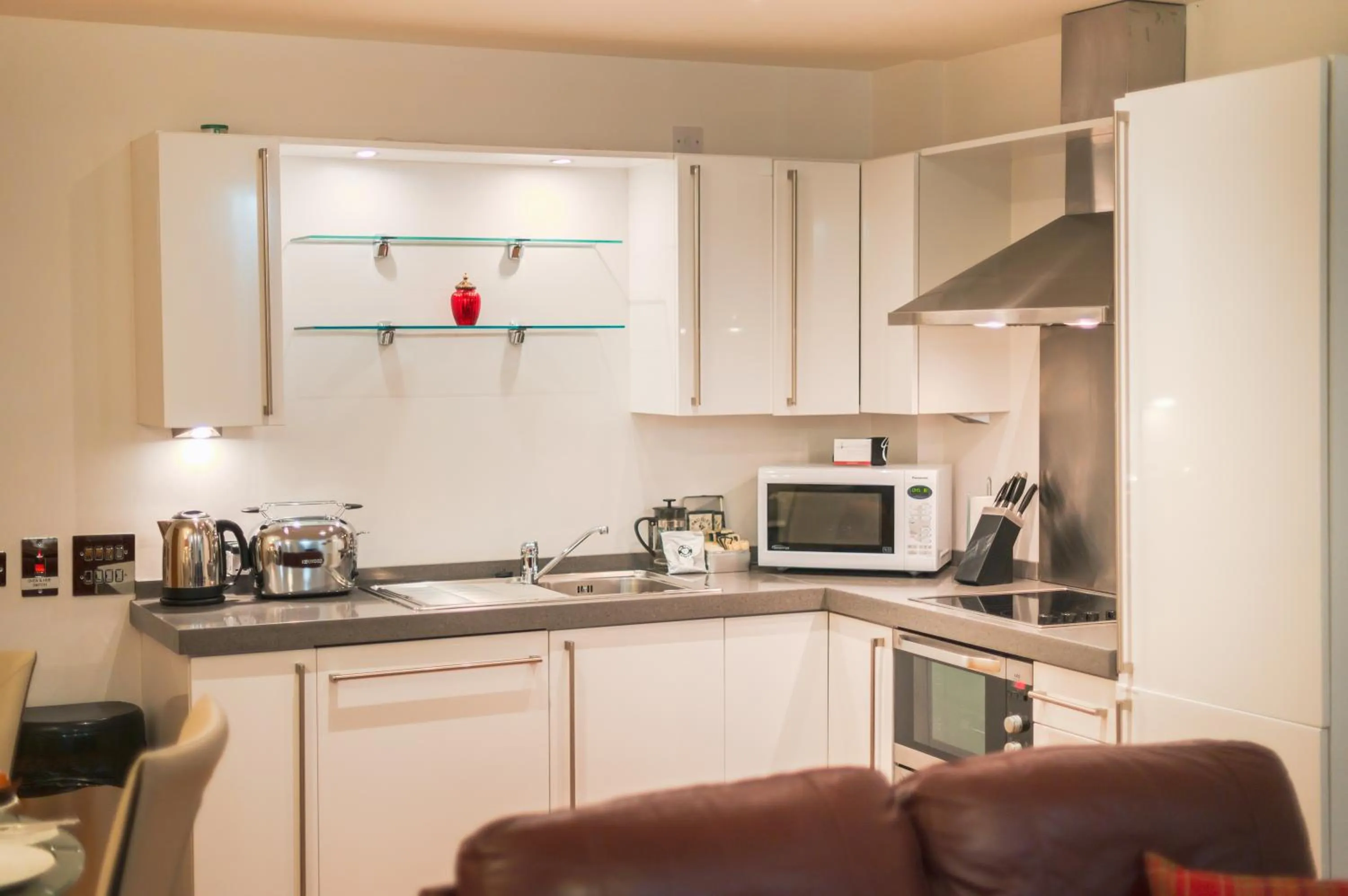 Kitchen or kitchenette in Highland Apartments by Mansley