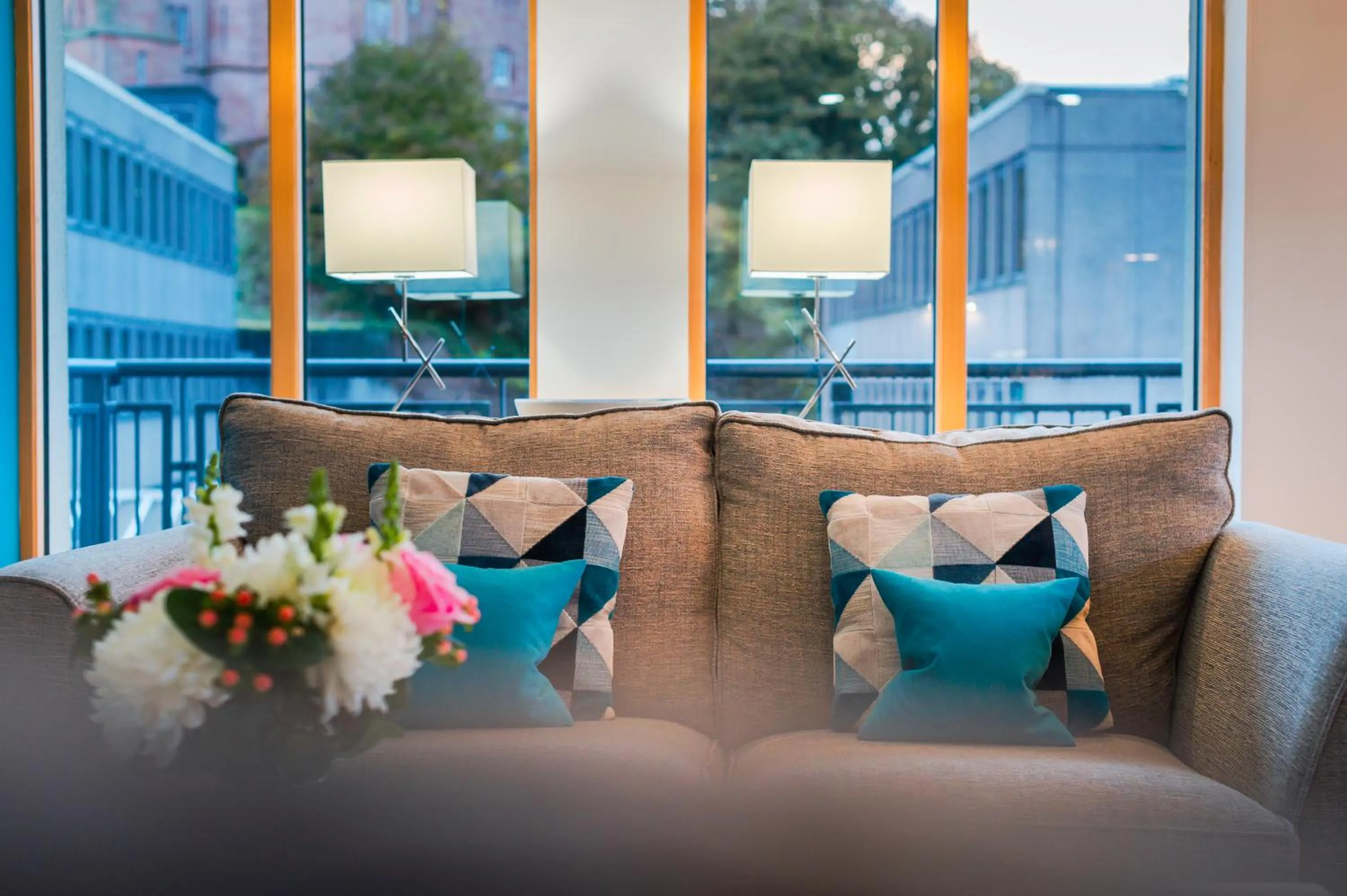 Living room in Highland Apartments by Mansley