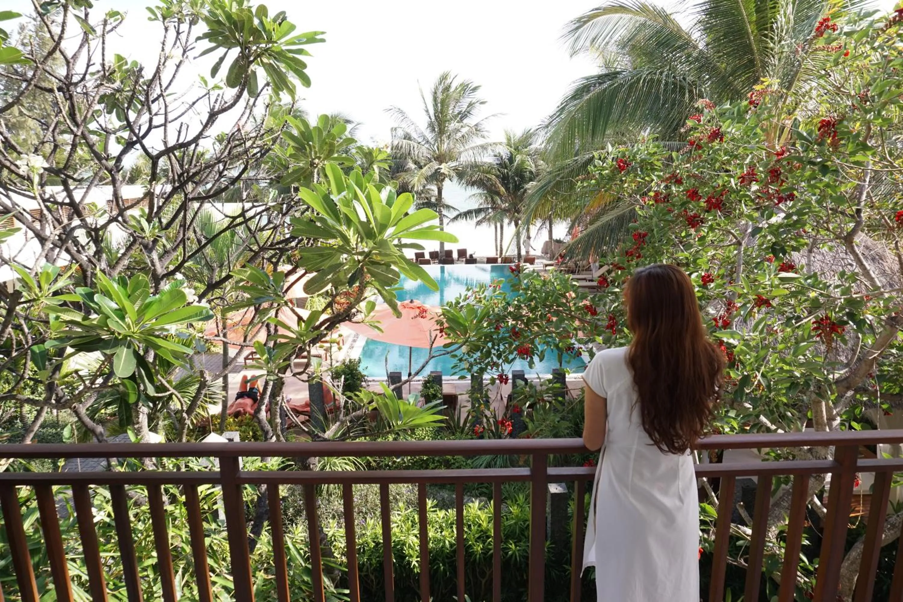 Pool view in Villa Aria Boutique Muine