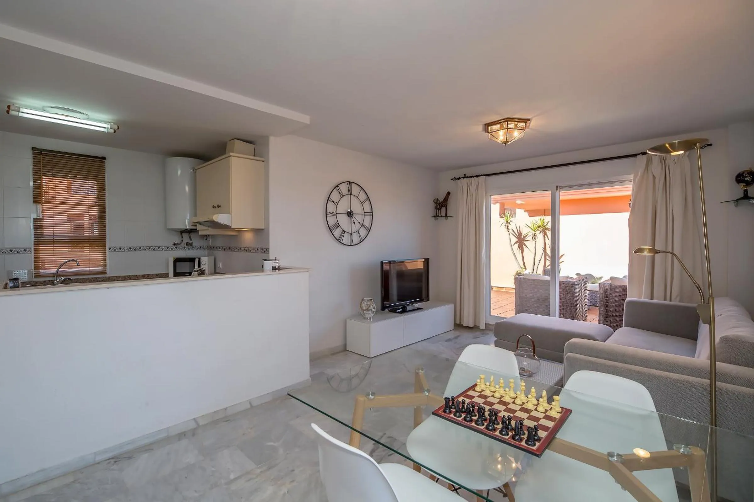 Living room in Los Hidalgos Penthouse